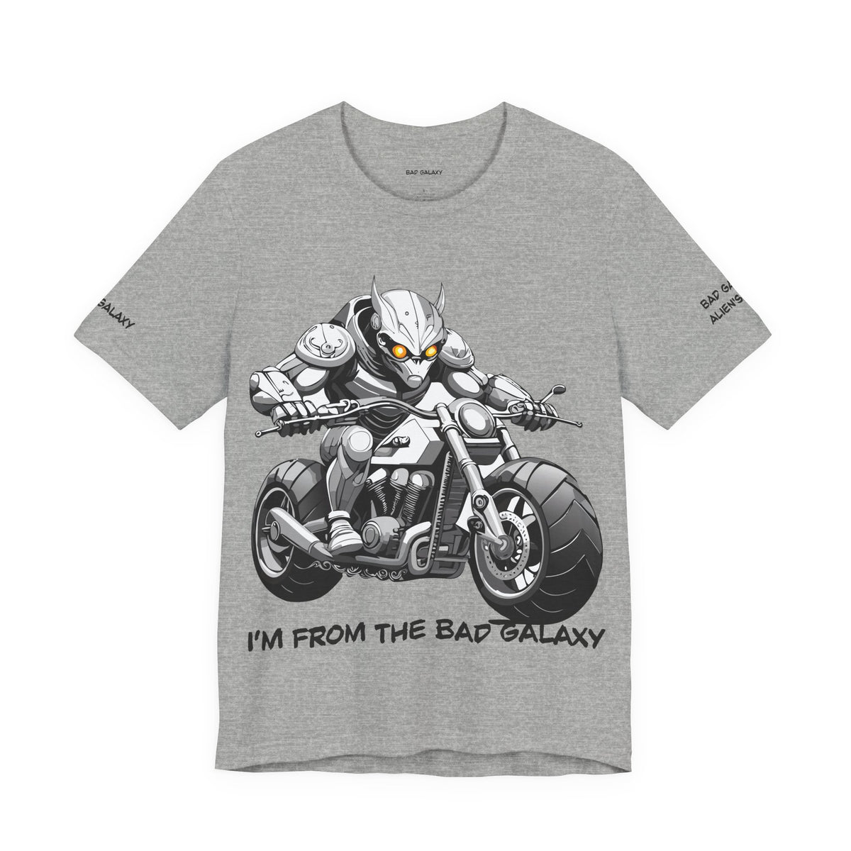 Alien Graphic Unisex Cotton Bella+Canvas Tee with Art Design b84