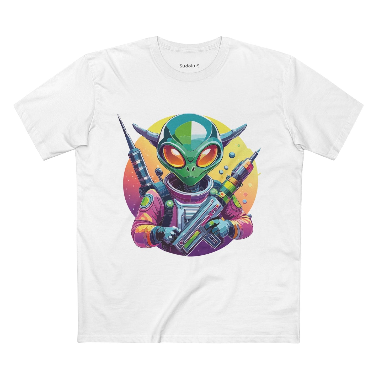 Aliens Graphic Unisex 100 Cotton Staple Tee 62