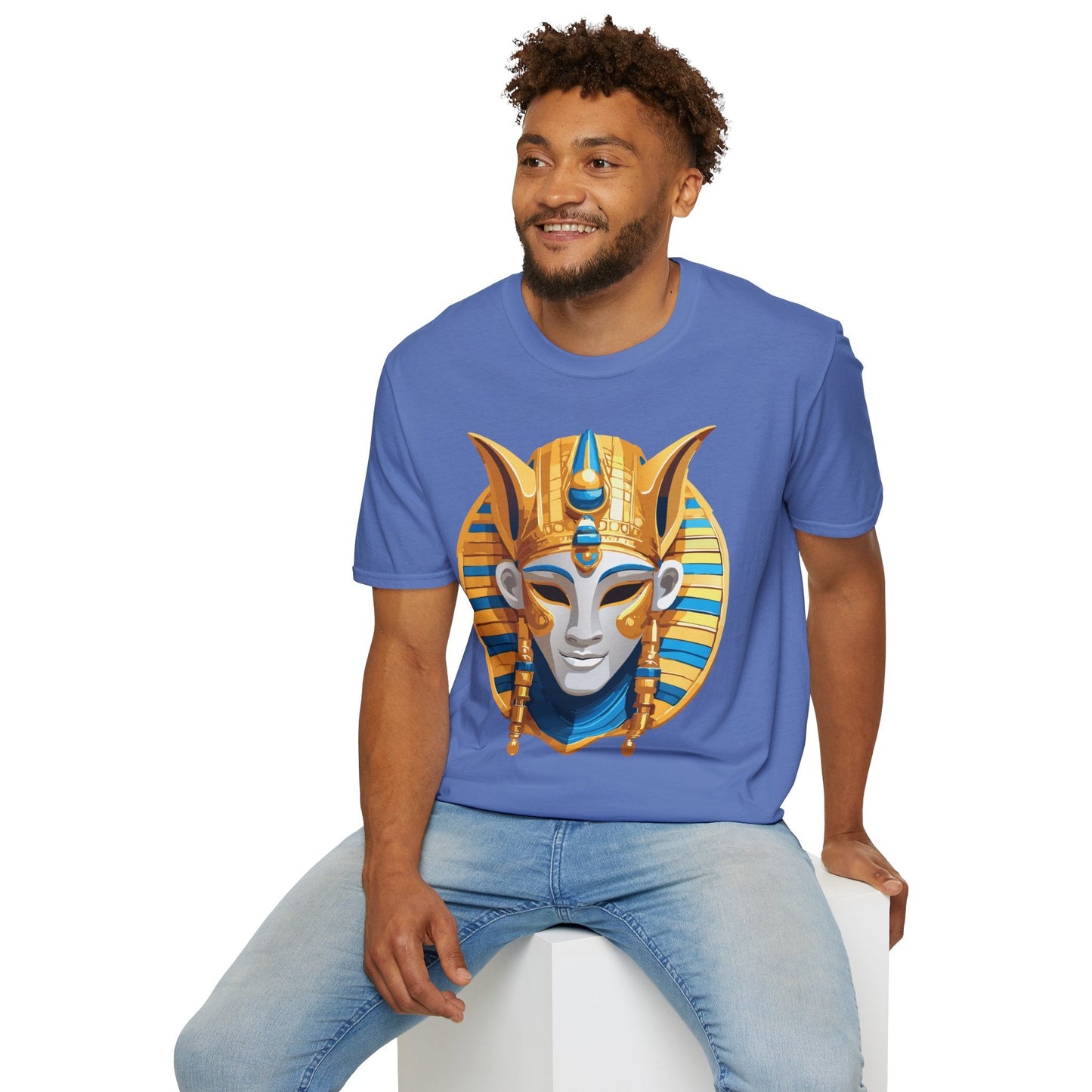 Mask Graphic Unisex Cotton Masquerade Design Artwork Tee 20