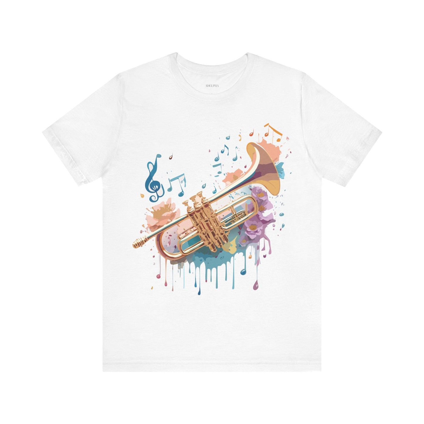 Music Graphic T Shirt Unisex Vintage Inspired Art Tee Adelpha Short Sleeve Design
