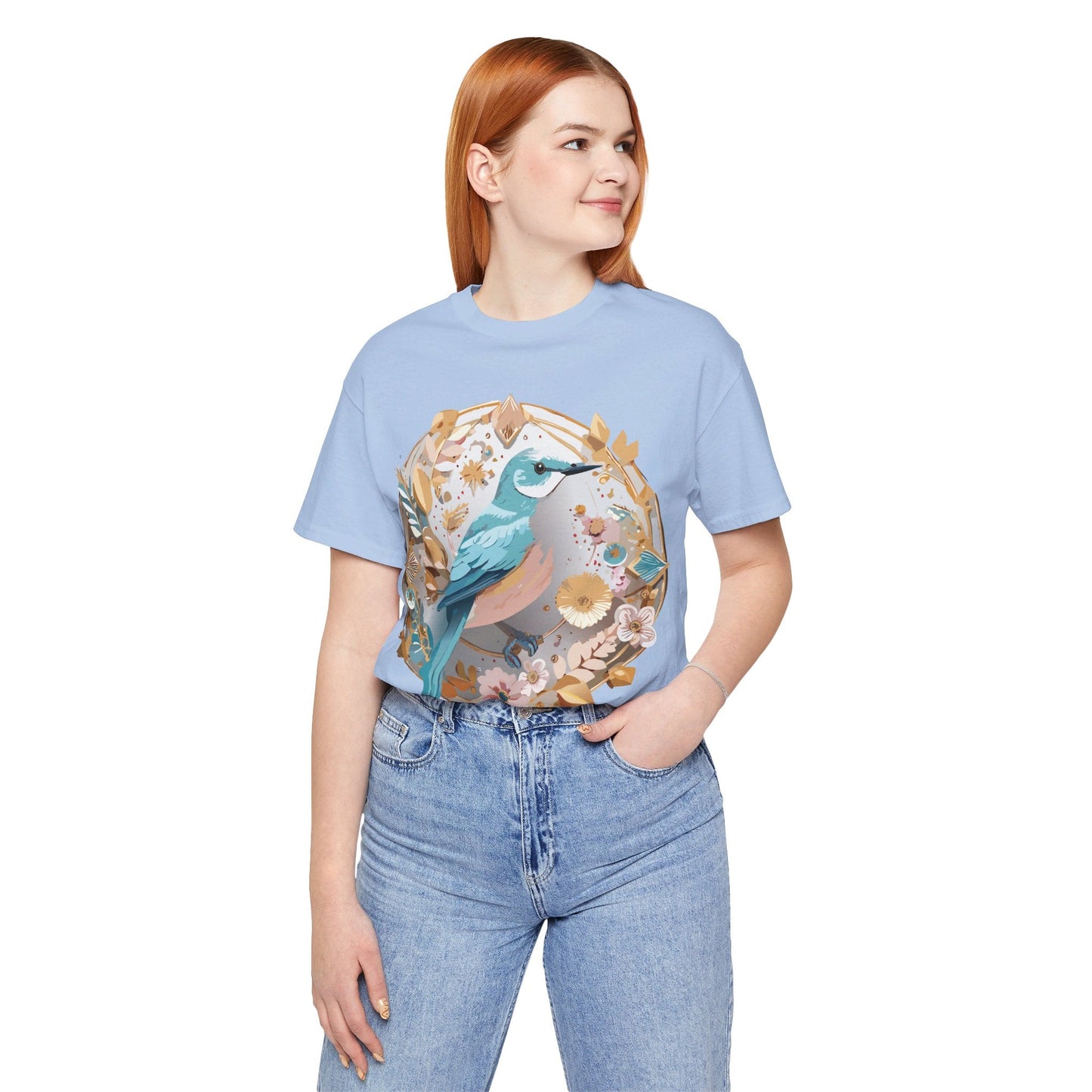 Adelpha Medallion Shirt Unisex Graphic Tee With Vintage Inspired Artwork Short Sleeve Jersey