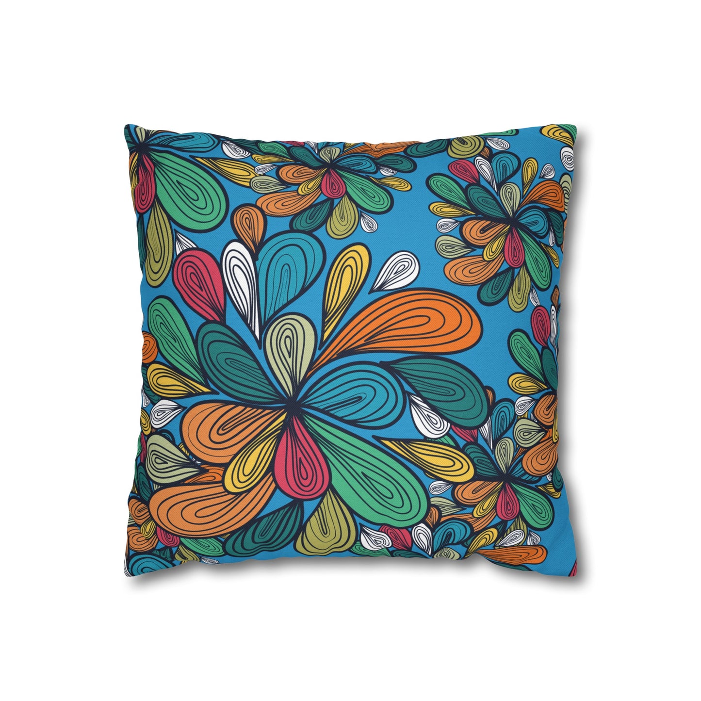 Floral Poly Pillowcase