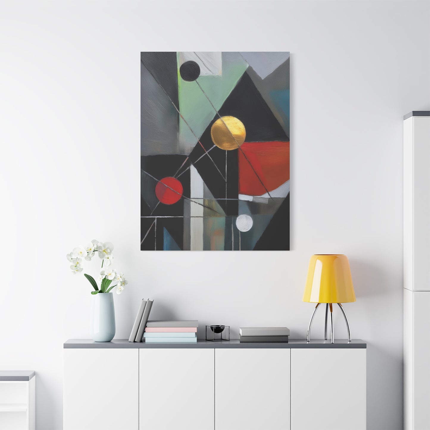 Abstract Oil Painting Print Canvas 20x24,20x30,24x30 24x32,24x36,30x40 32x48,36x48,40x60 Pine-Wood Inner Frame ABS-159