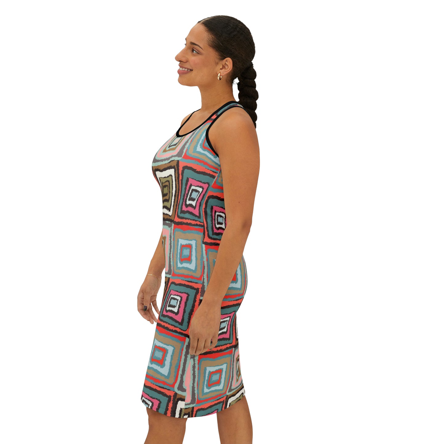 Summer Dress with Abstract prints