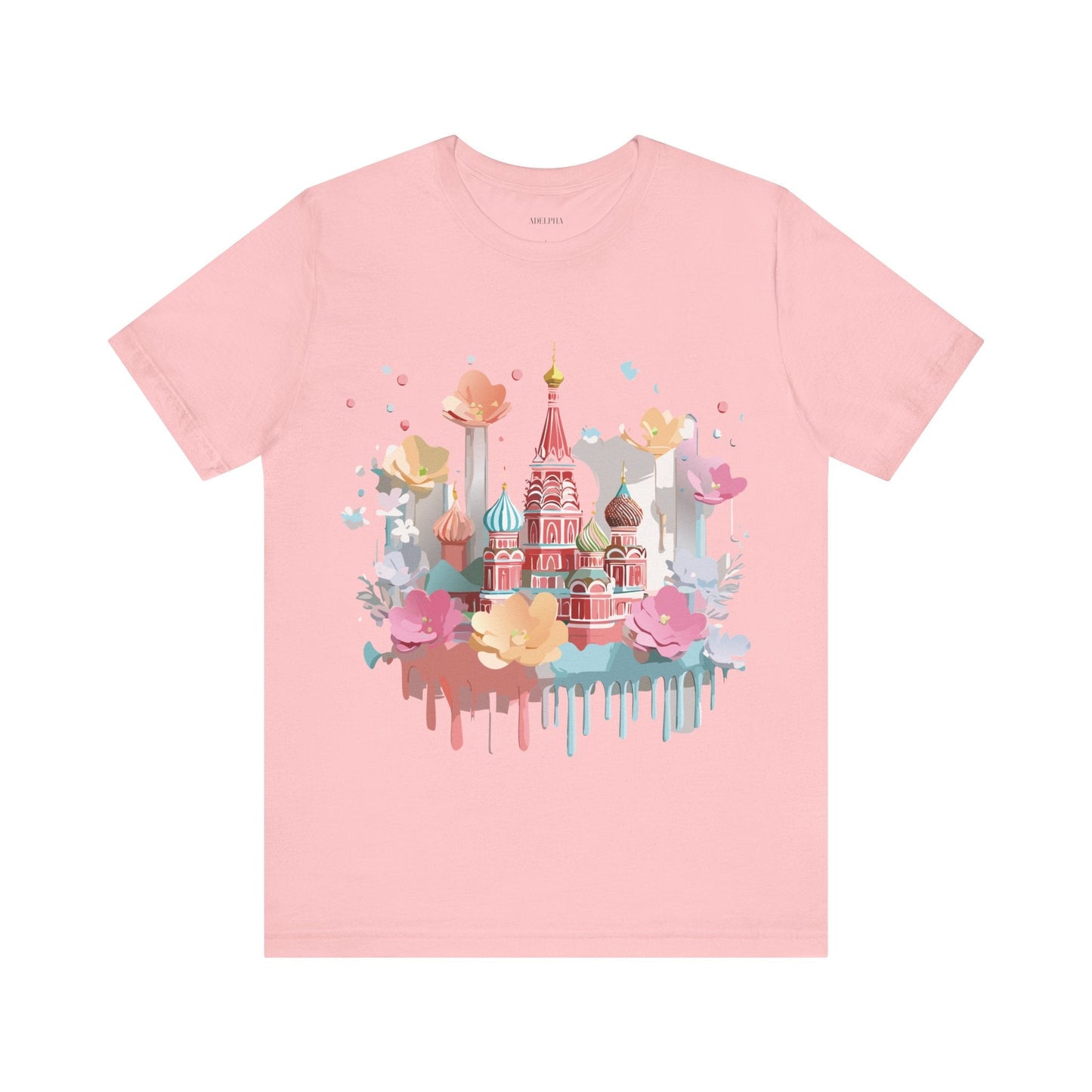 Unisex Graphic Tee From Adelpha Moscow Themed Tourist Shirt Vintage Inspired Art