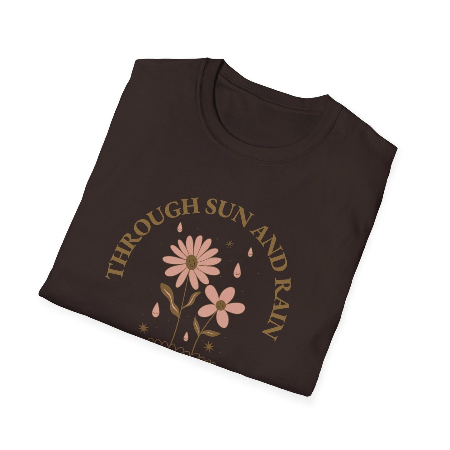 Positive Slogan T Shirt For Everyday Motivation Unisex Tee With Positive Words And Good Quotes Gildan Softstyle 64000