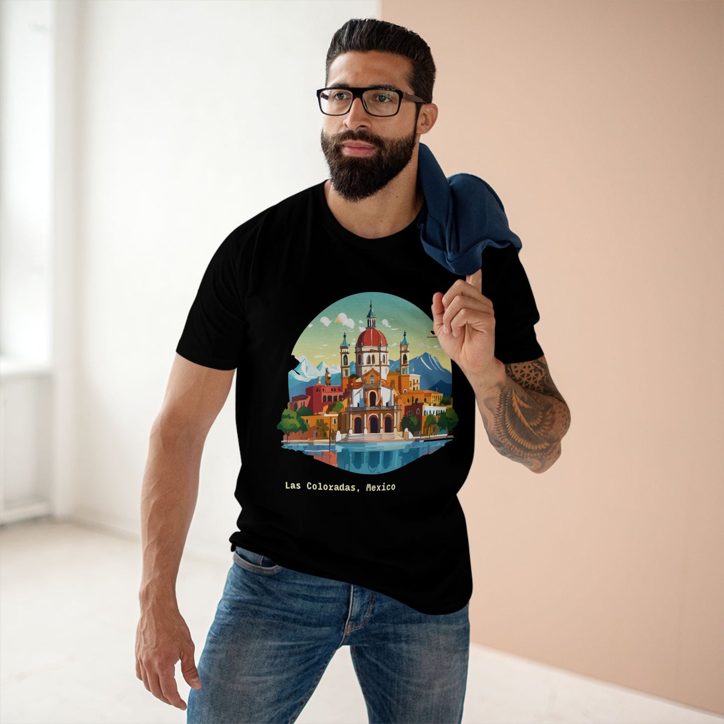 Mexico Travel Shirt Unisex Premium Cotton Tee With Original Art Design Retro2Nova