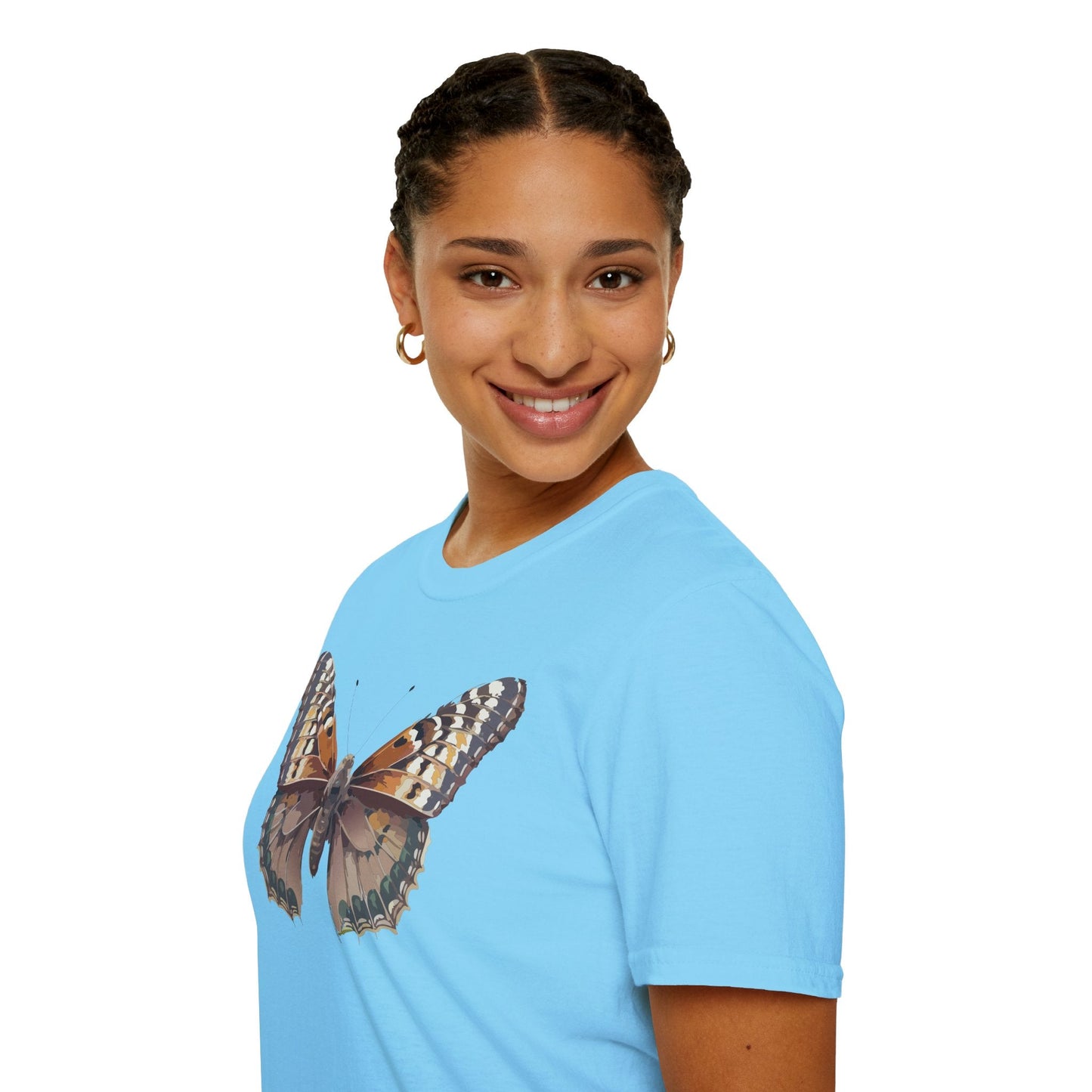 Monarch Butterfly Shirt Unisex T Shirt Design Gildan Softstyle 64000 100 Percent Ring Spun Cotton