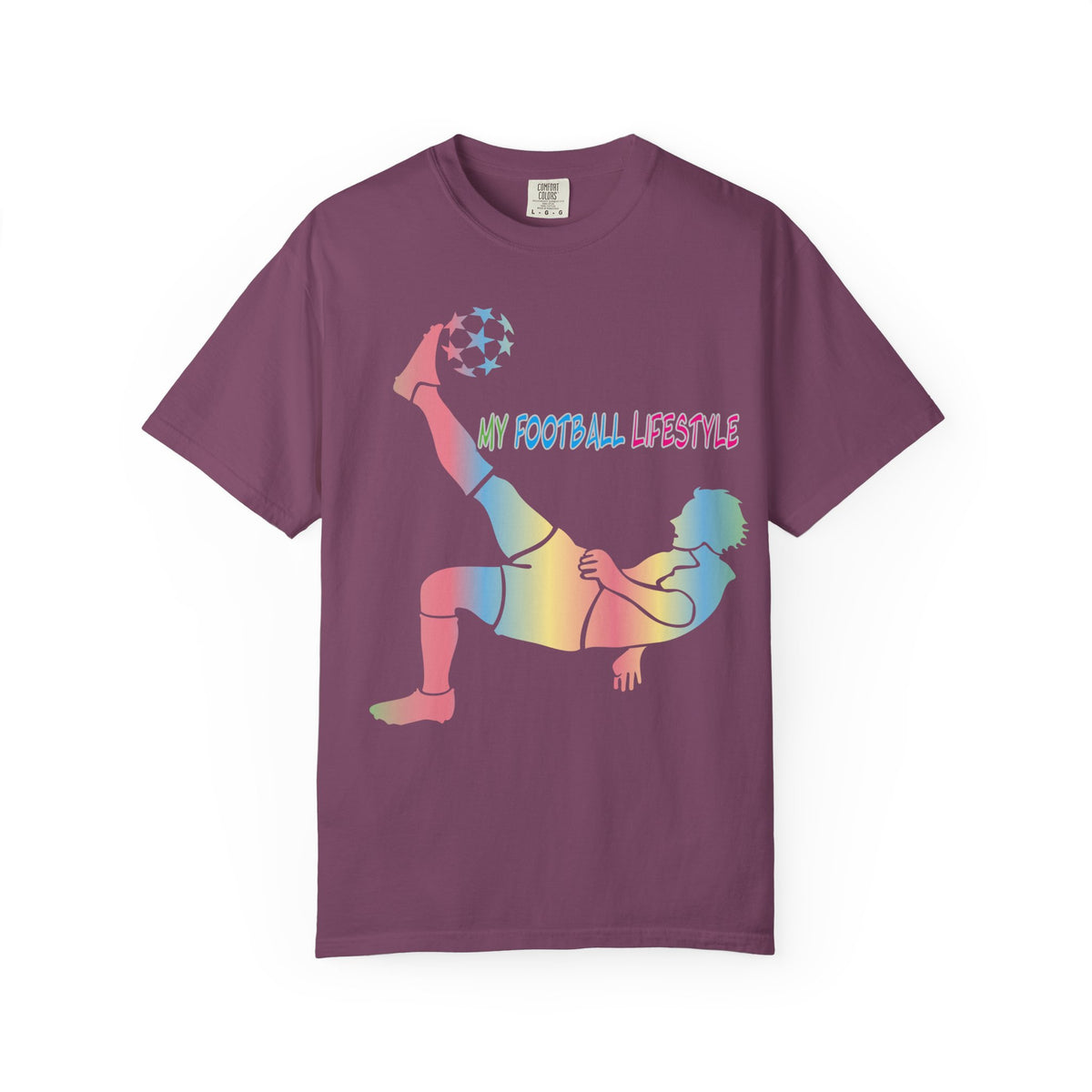 Sports Graphic Unisex T-Shirt Garment Dyed Cotton Relaxed Fit Comfort Colors 9