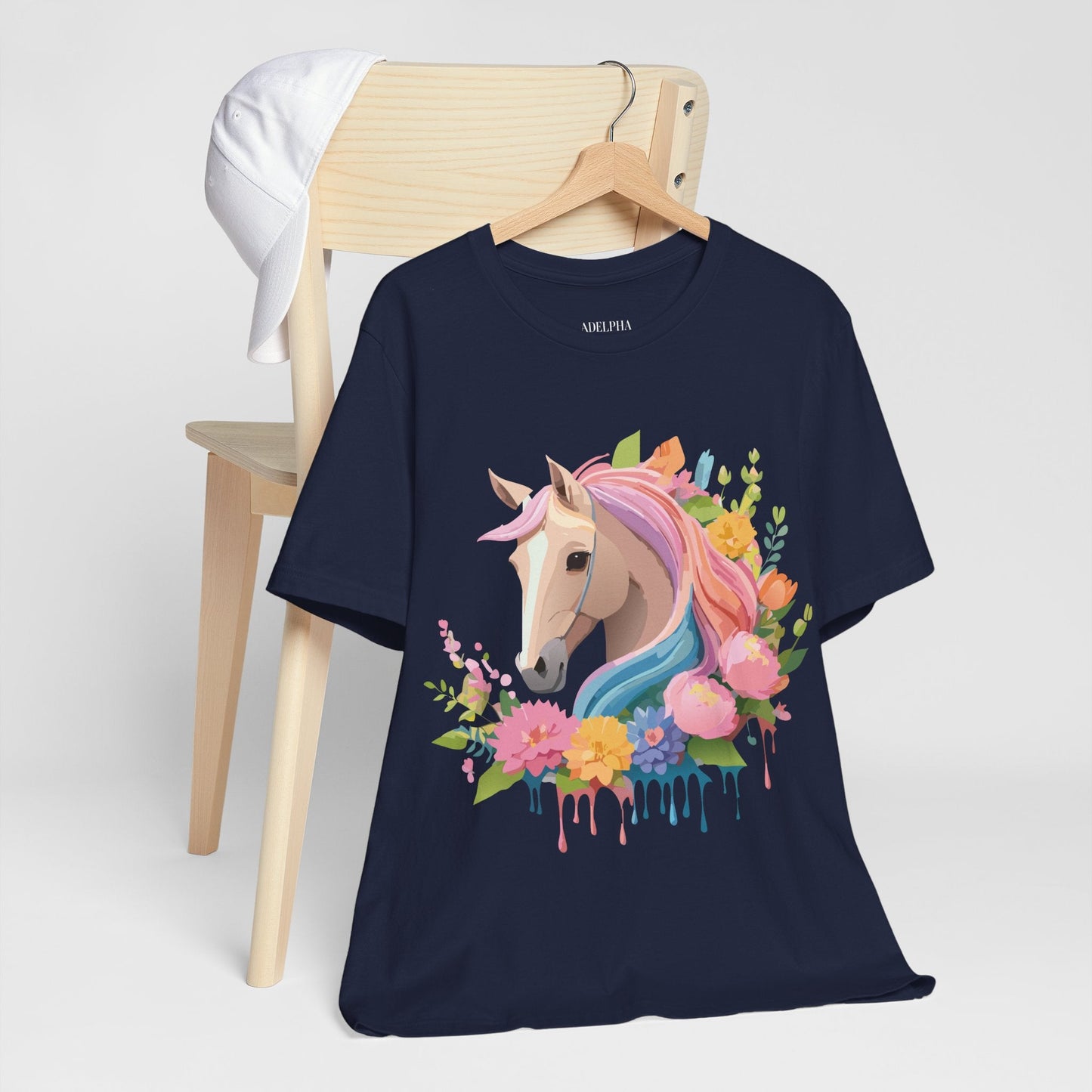 Horse Graphic Unisex 100 Cotton Vintage Animal Art T-Shirt 2
