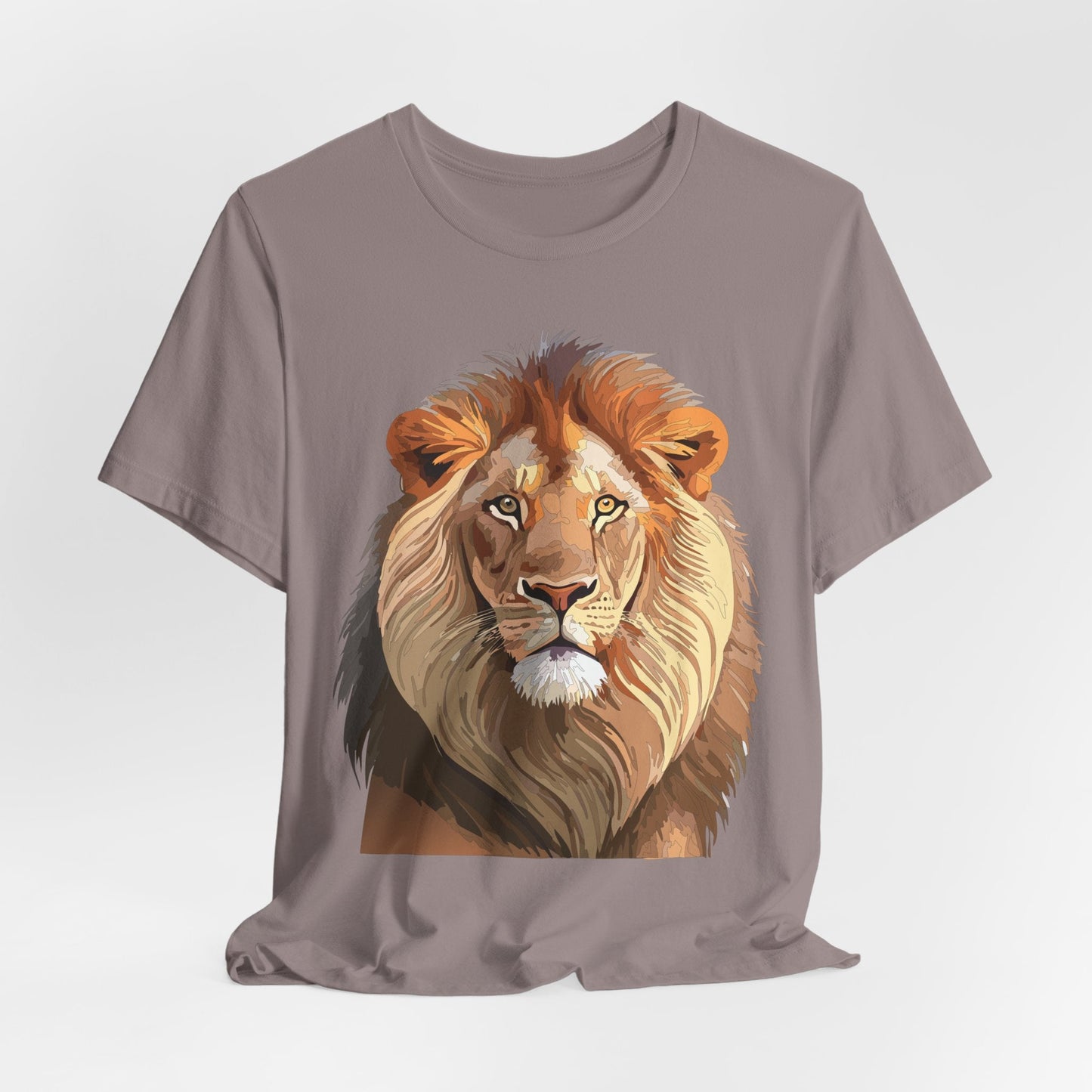 Unisex Animal Graphic Tee Shirt With Wild Animals Art Design For Everyday Wear Casual