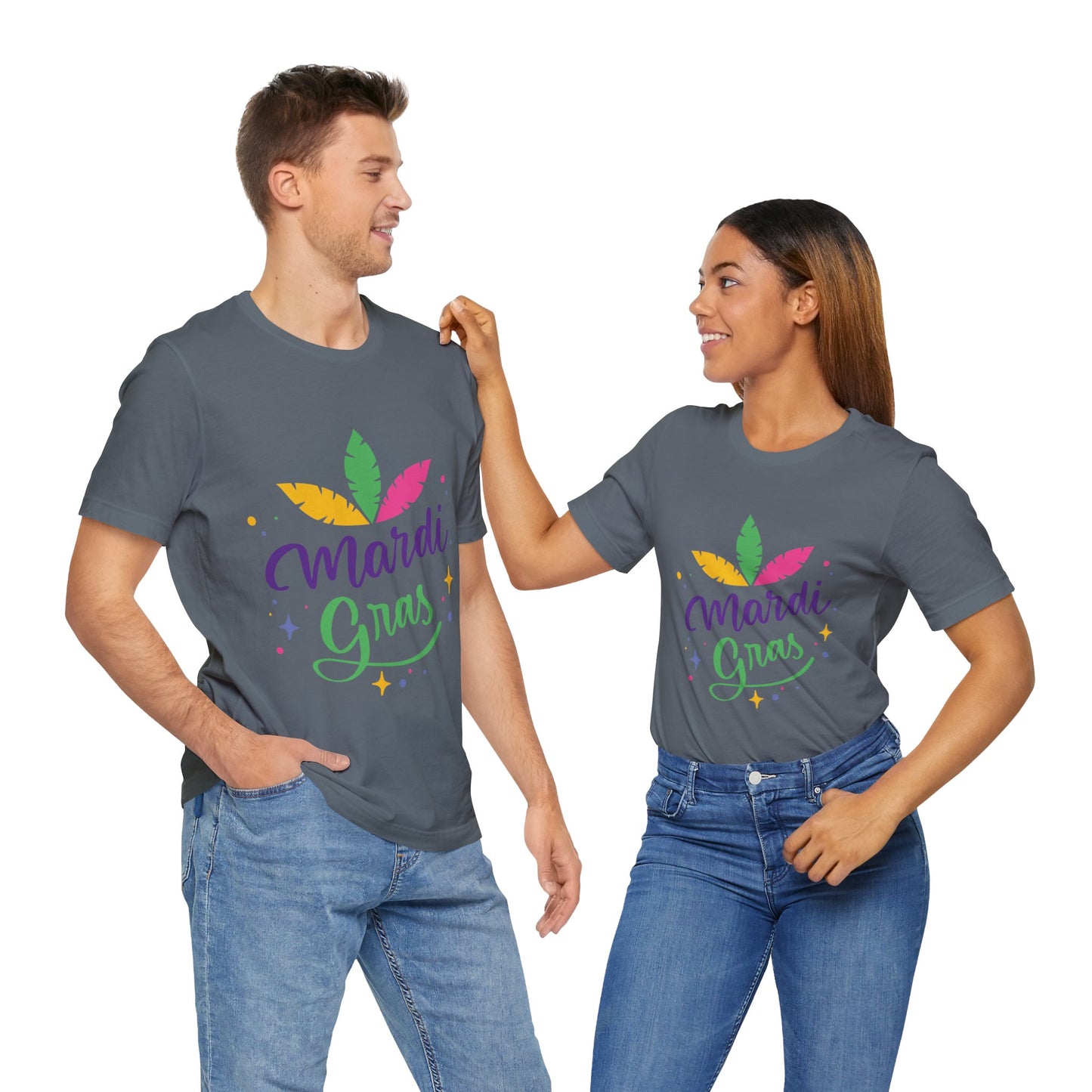 Unisex Cotton Tee Shirt for Mardi Gras