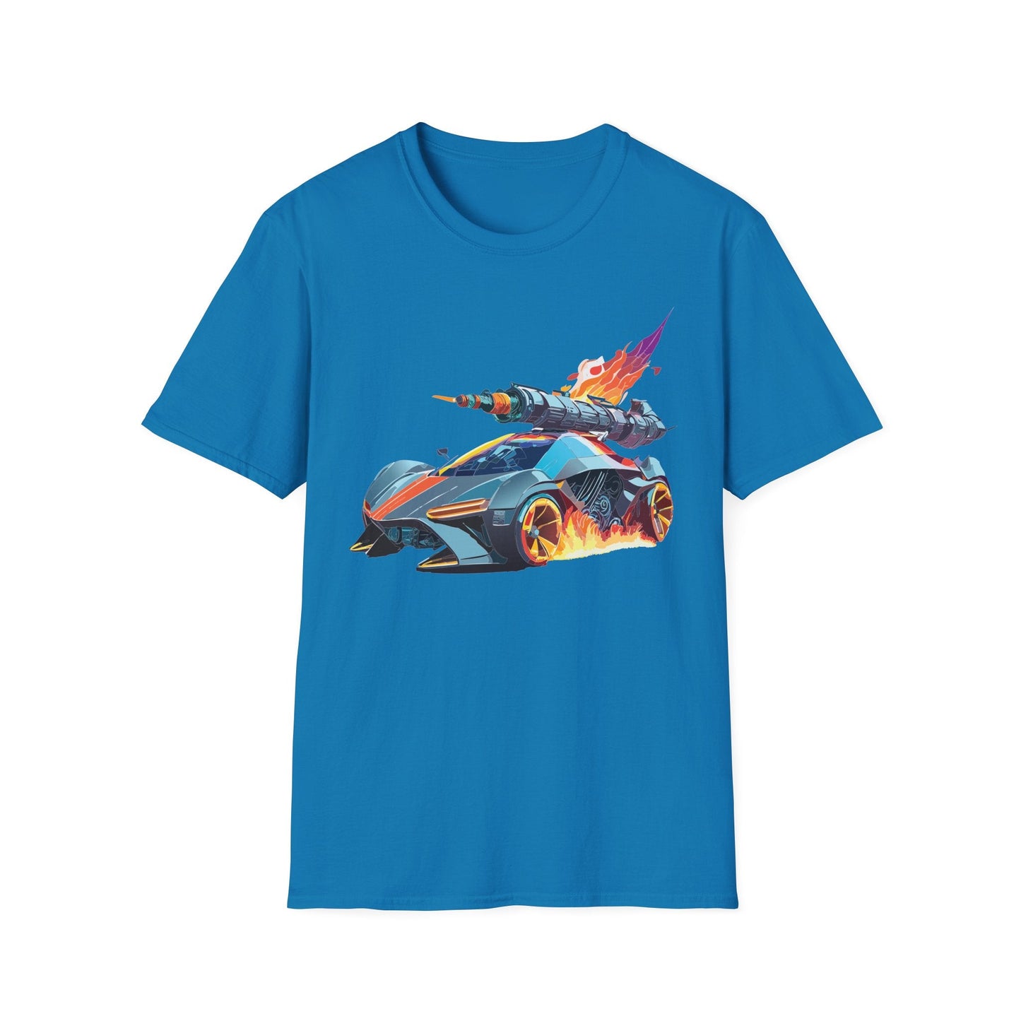Car T Shirt for Car Lovers Unisex Softstyle Tee 64000 Hot Wheels Design Shirt with Cars