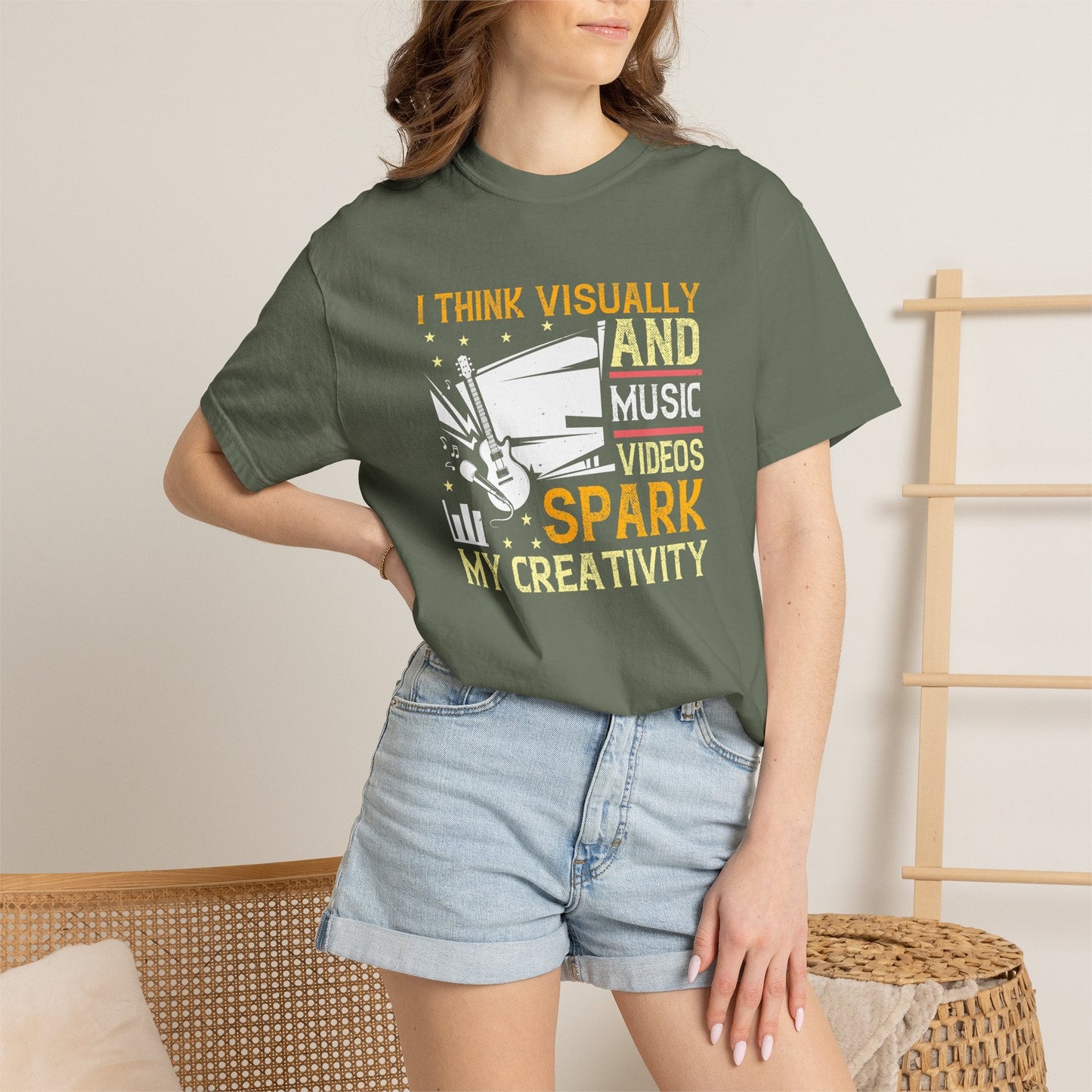 Music Graphic Design Unisex Cotton T-shirt m14