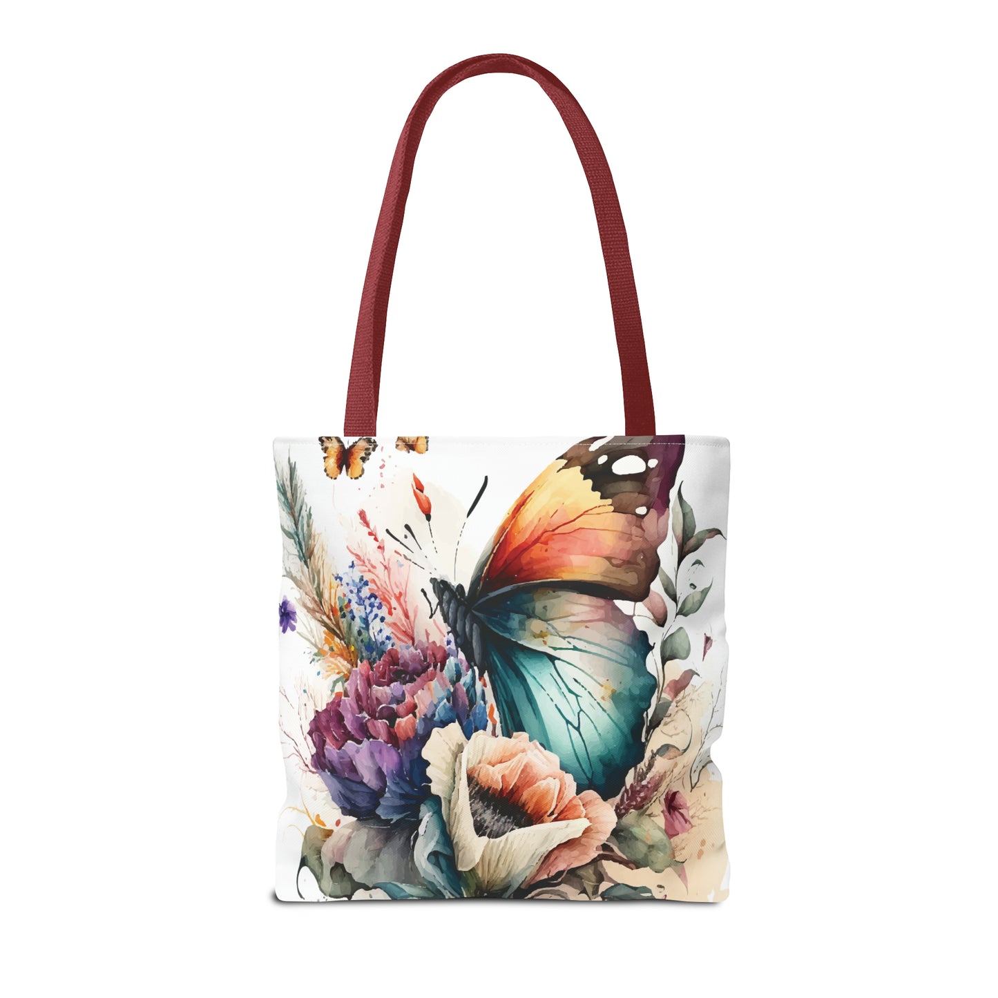 Canvas Bag with Butterfly Prints