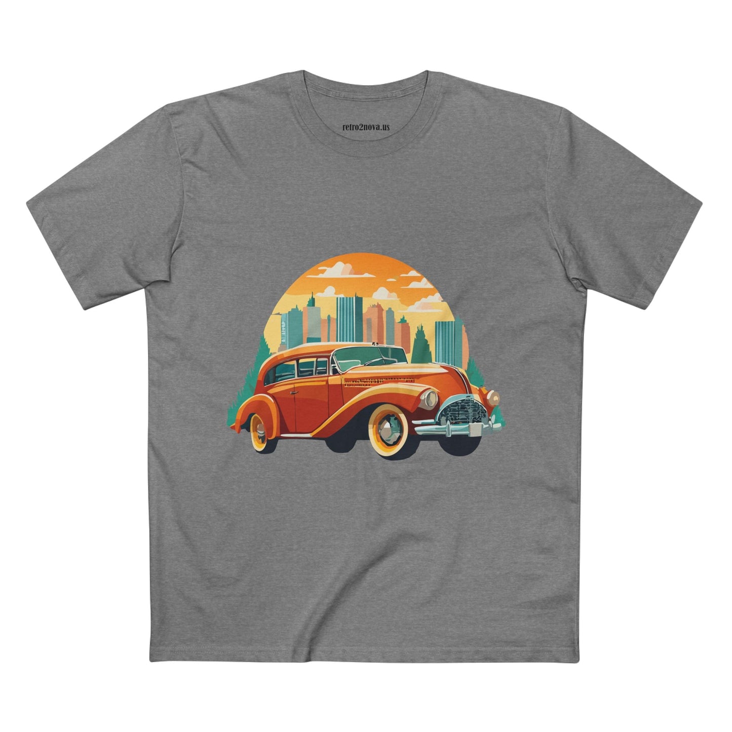 Retro Car Shirts Vintage Car Tee By Retro2Nova Unisex Premium Cotton Original Art Design Collection