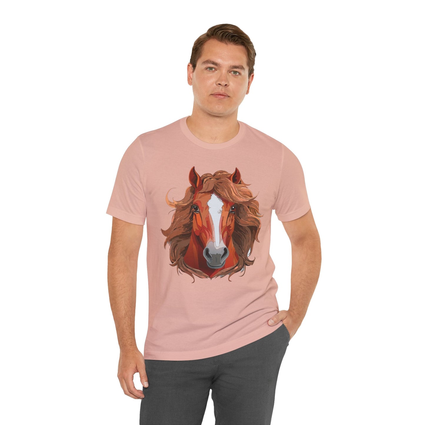 Unisex Animal Graphic Tee Shirt With Wild Animals Art Design For Everyday Casual Comfort Wear
