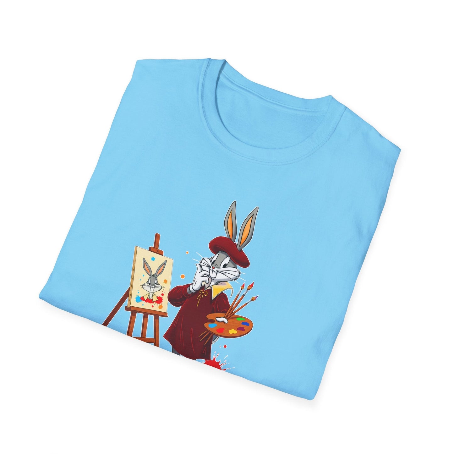 Bugs Bunny Shirt Unisex Cartoon T Shirt Softstyle 64000 Graphic Tee By Gildan Brand