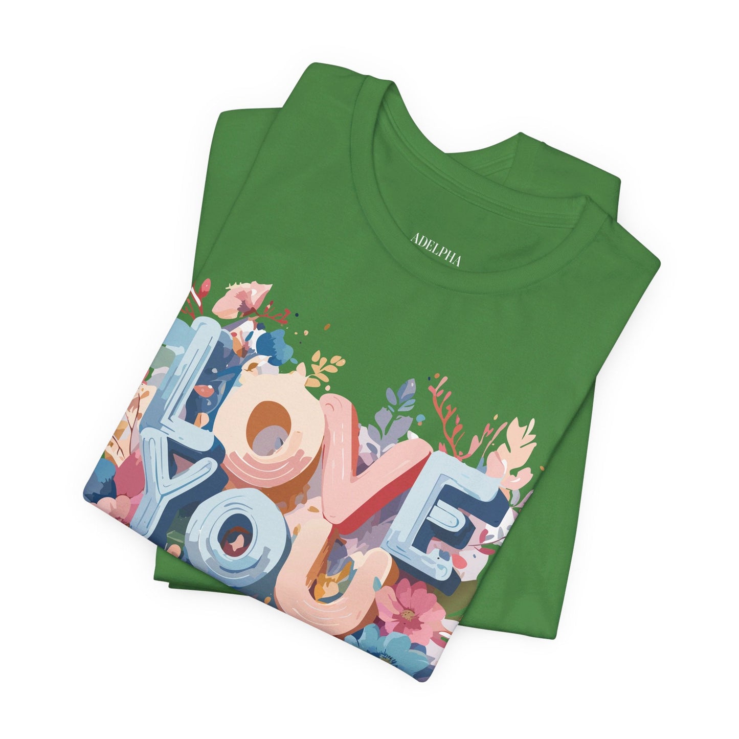 Valentine Graphic Tee Unisex Short Sleeve Art Design By Adelpha Vintage Inspired Tee