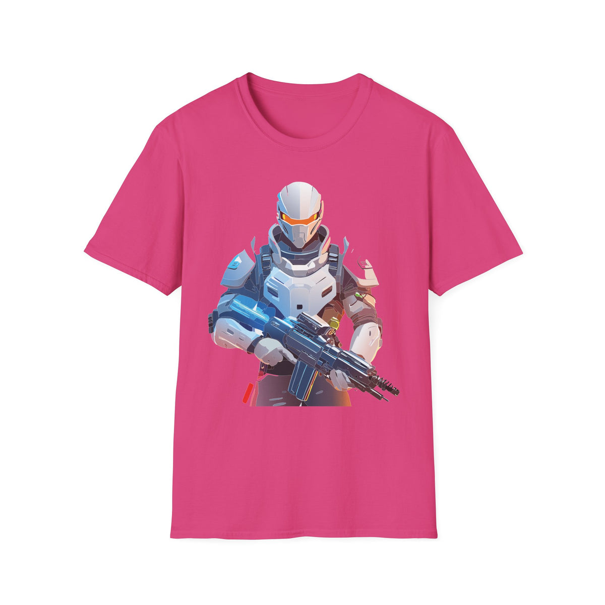 Cartoon Warrior Graphic Tee Gildan Unisex 100 Cotton Tee Shirt c45