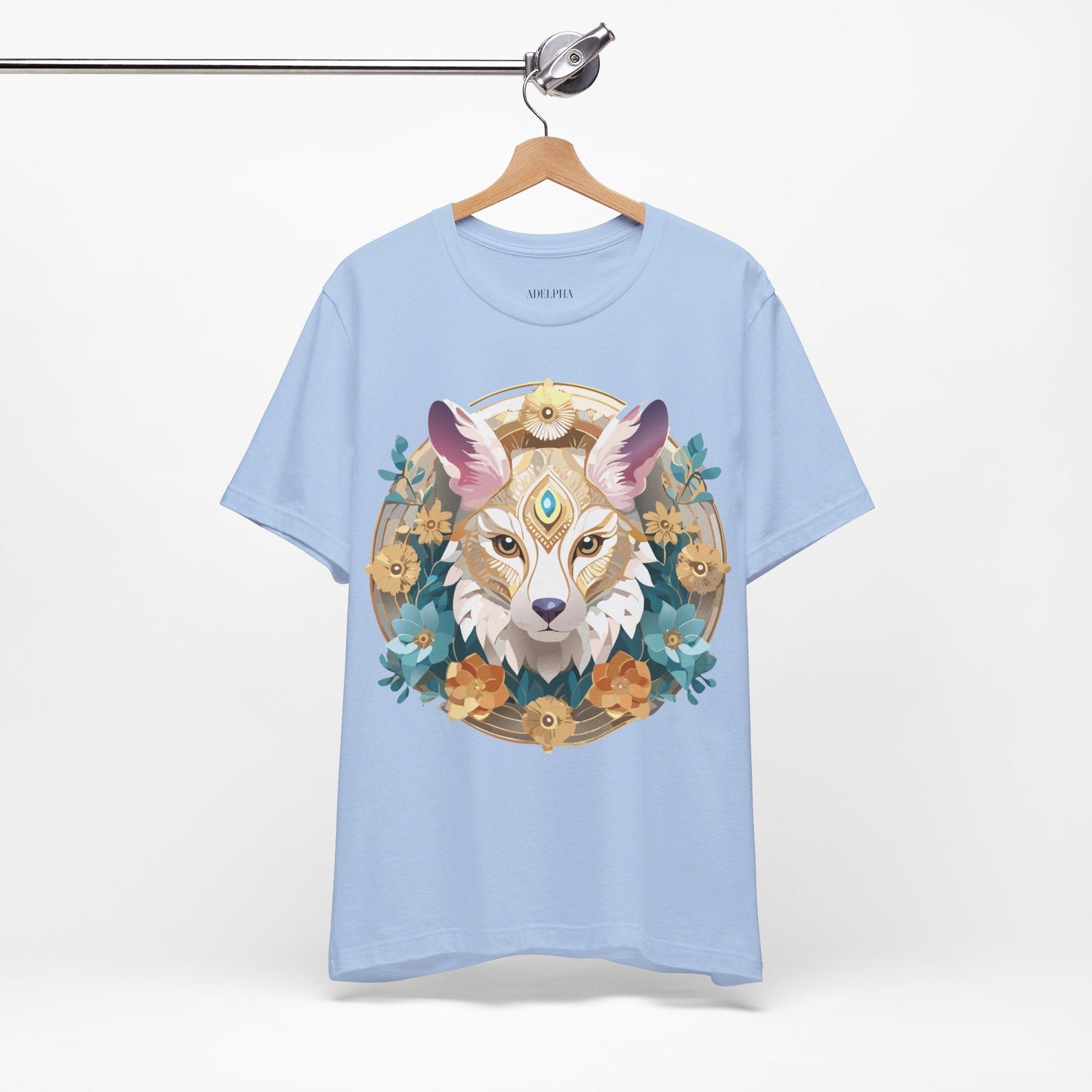 Medallion Graphic Unisex 100 Cotton Vintage Animal Medal Artwork Tee 84