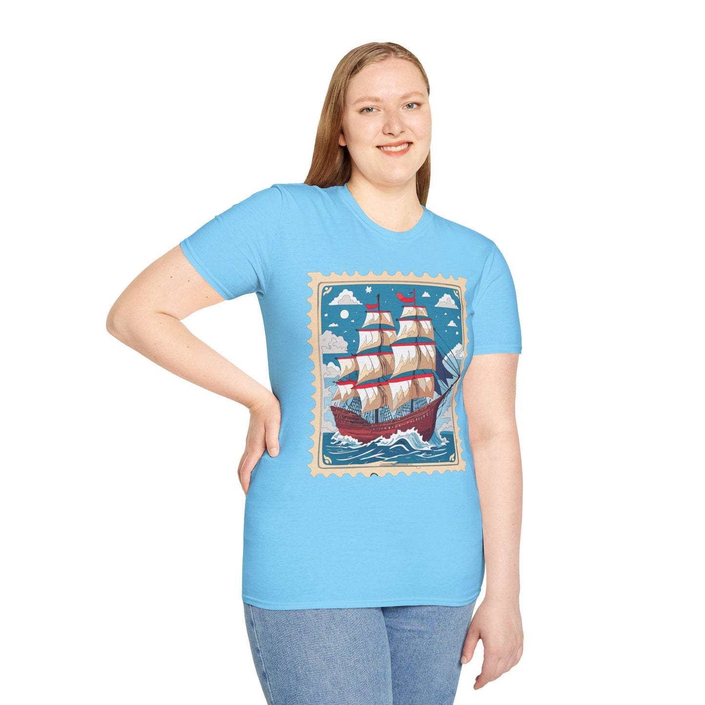 Unisex Softstyle Gildan 64000 Short Sleeve T Shirt Vessel Ship Frigate Tee For Everyday Comfort