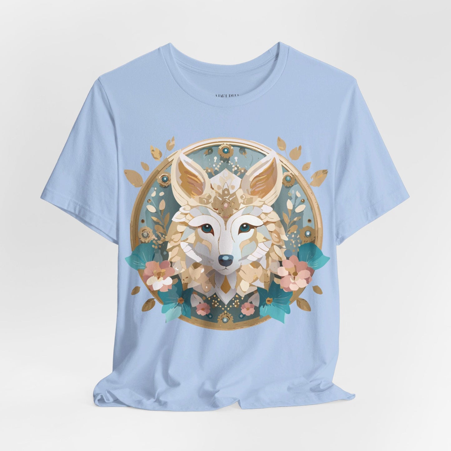 Adelpha Medallion Graphic Tee Unisex Short Sleeve Jersey Shirt With Vintage Artwork