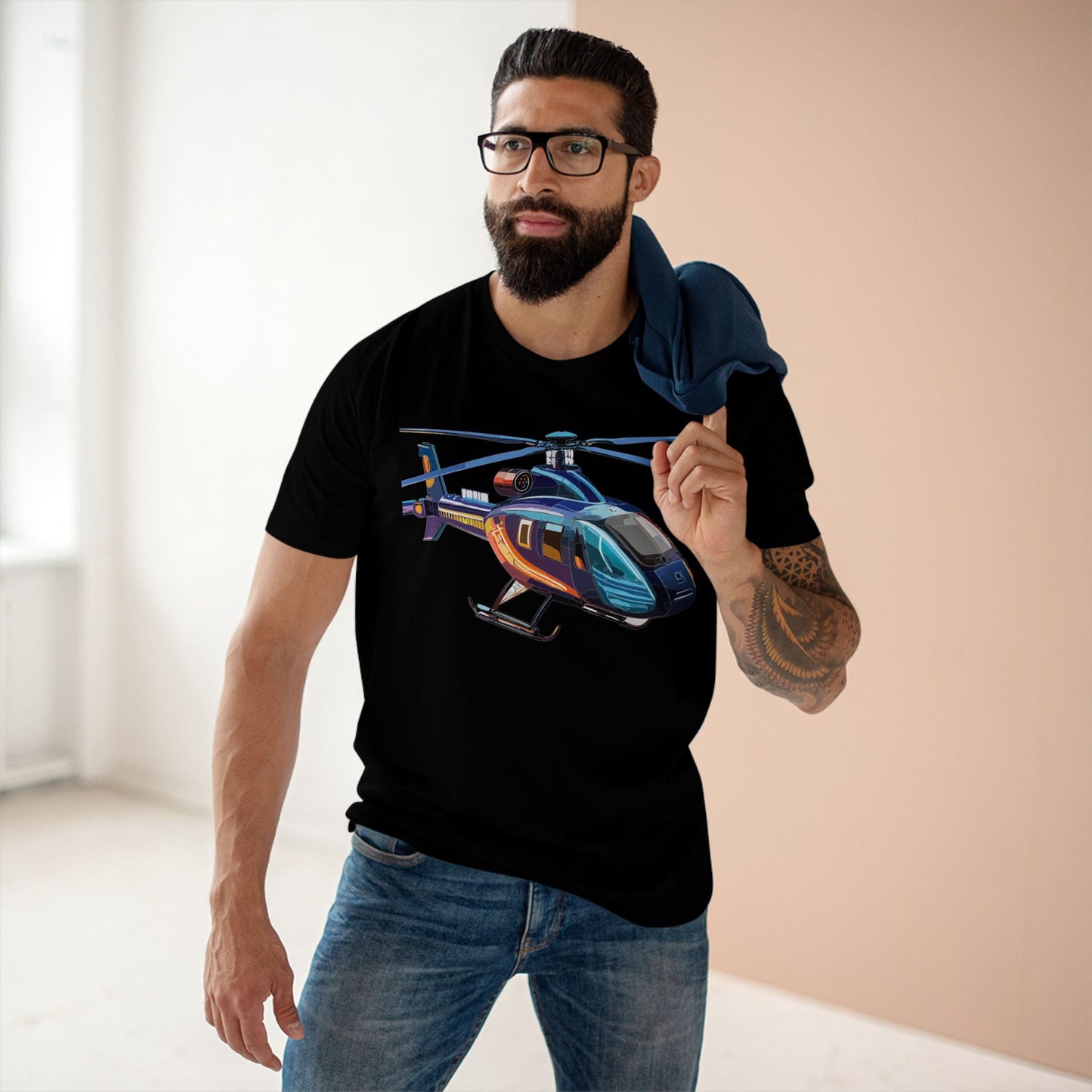 Chopper Graphic Unisex 100 Cotton Staple Tee 14