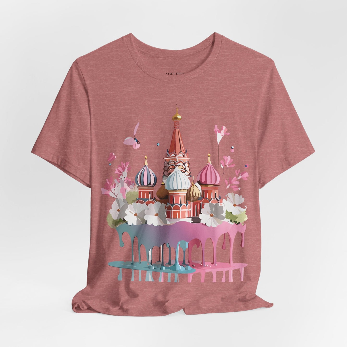 Premium Unisex Tourist Shirt Moscow Graphic Tee With Vintage Adelpha Artwork and Comfort