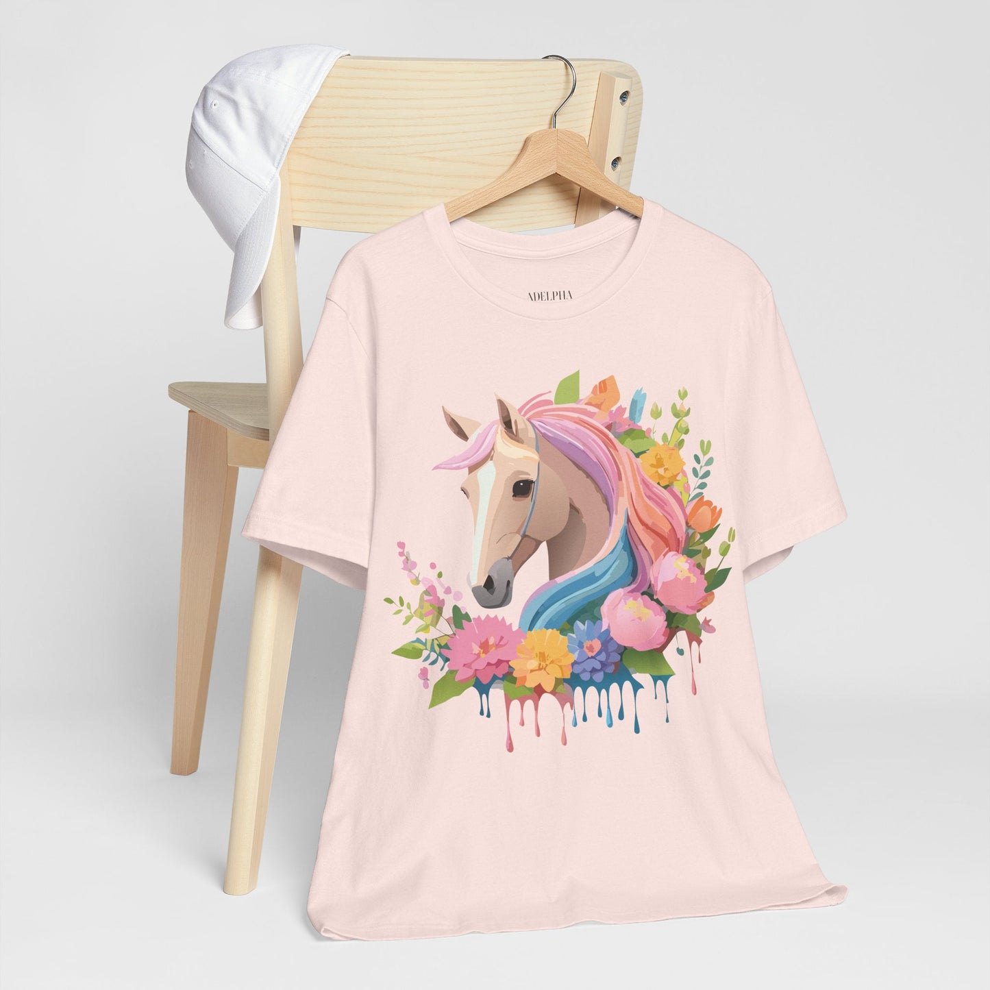 Horse Graphic Unisex 100 Cotton Vintage Animal Art T-Shirt 2