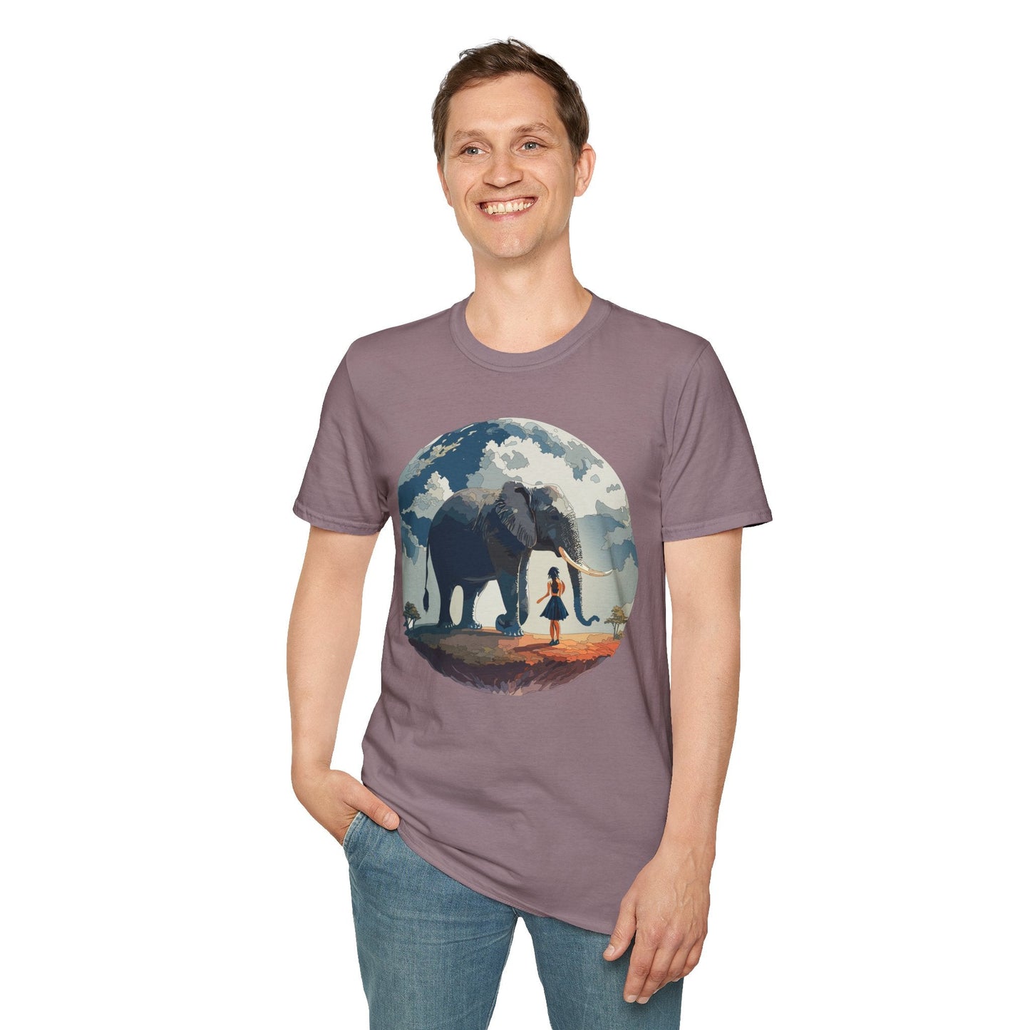 Womens Graphic T Shirt Art Design Tee Softstyle Gildan 64000 100 Percent Ring Spun Cotton