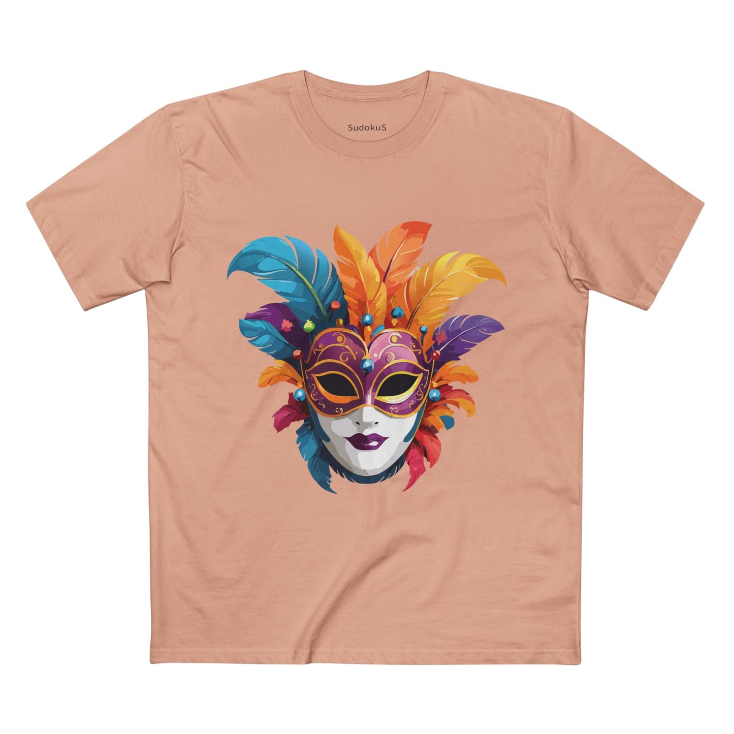 Mask Graphic Unisex 100 Cotton Staple Tee 38