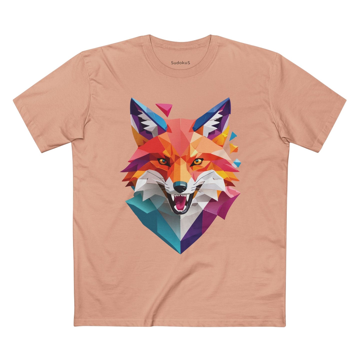 Fox Graphic Unisex 100 Cotton Staple Tee with Animal Design Artwork 22