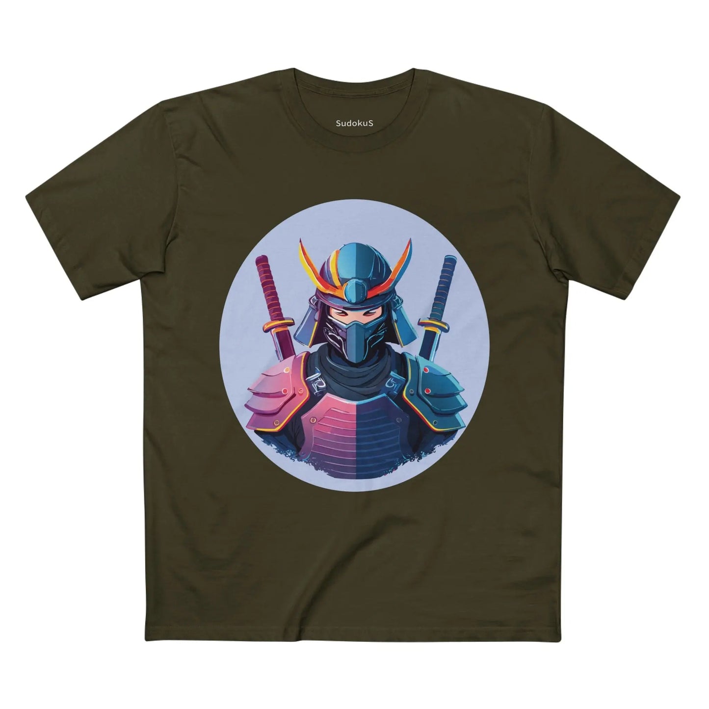 Samurai Graphic Unisex 100 Cotton Staple Tee 17