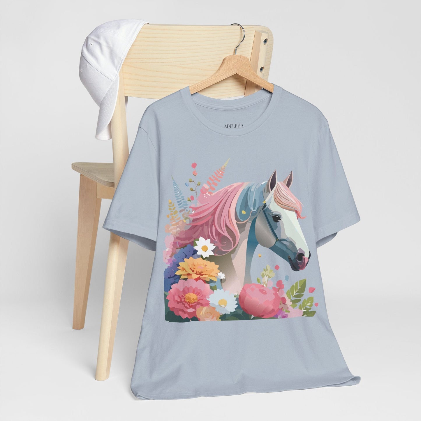 Horse Graphic Unisex 100 Cotton Vintage Animal Art T-Shirt 3