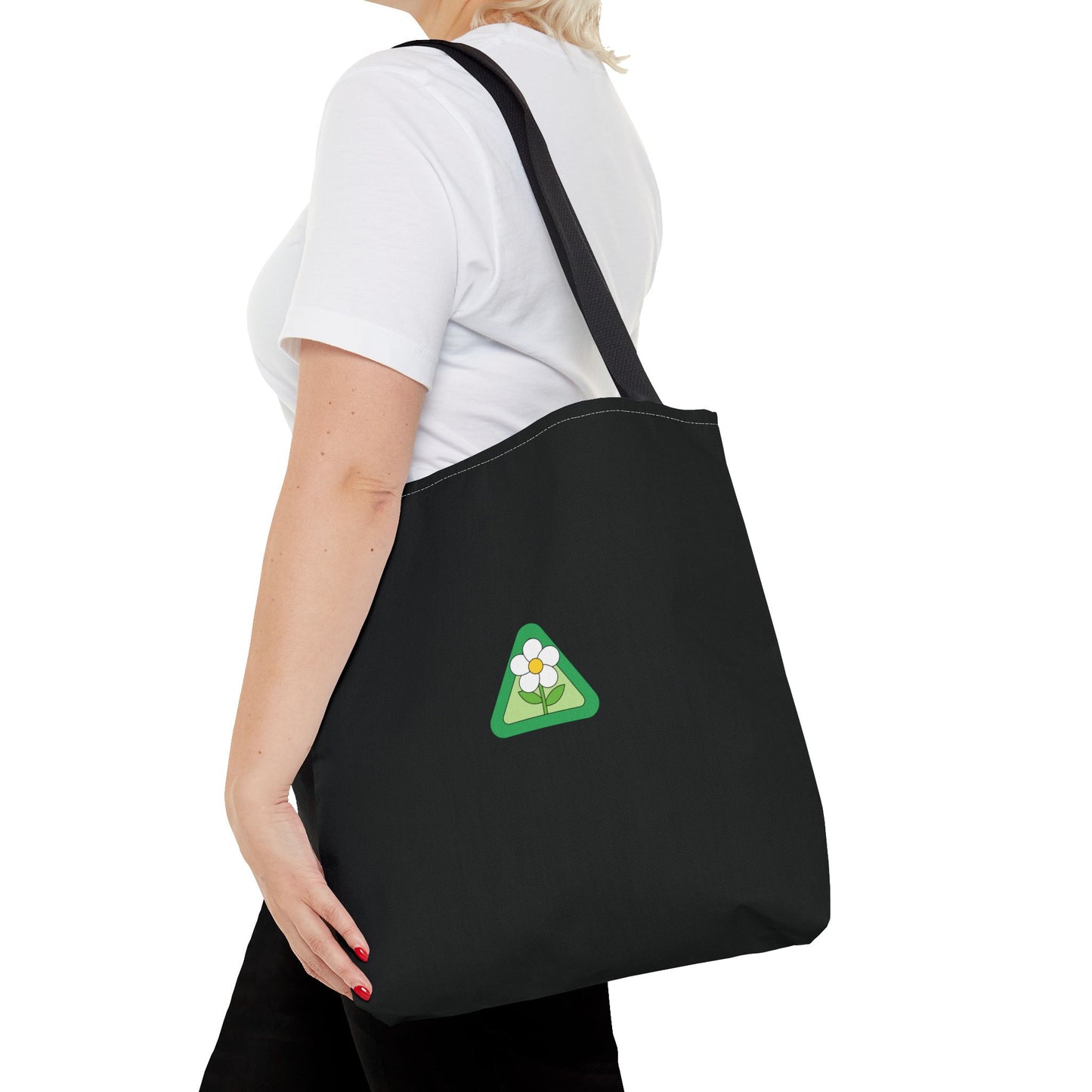 ECO BLACK COLOR CANVAS BAG HIGH-QUALITY 100% SPUN POLYESTER 3 SIZES BAG-E5