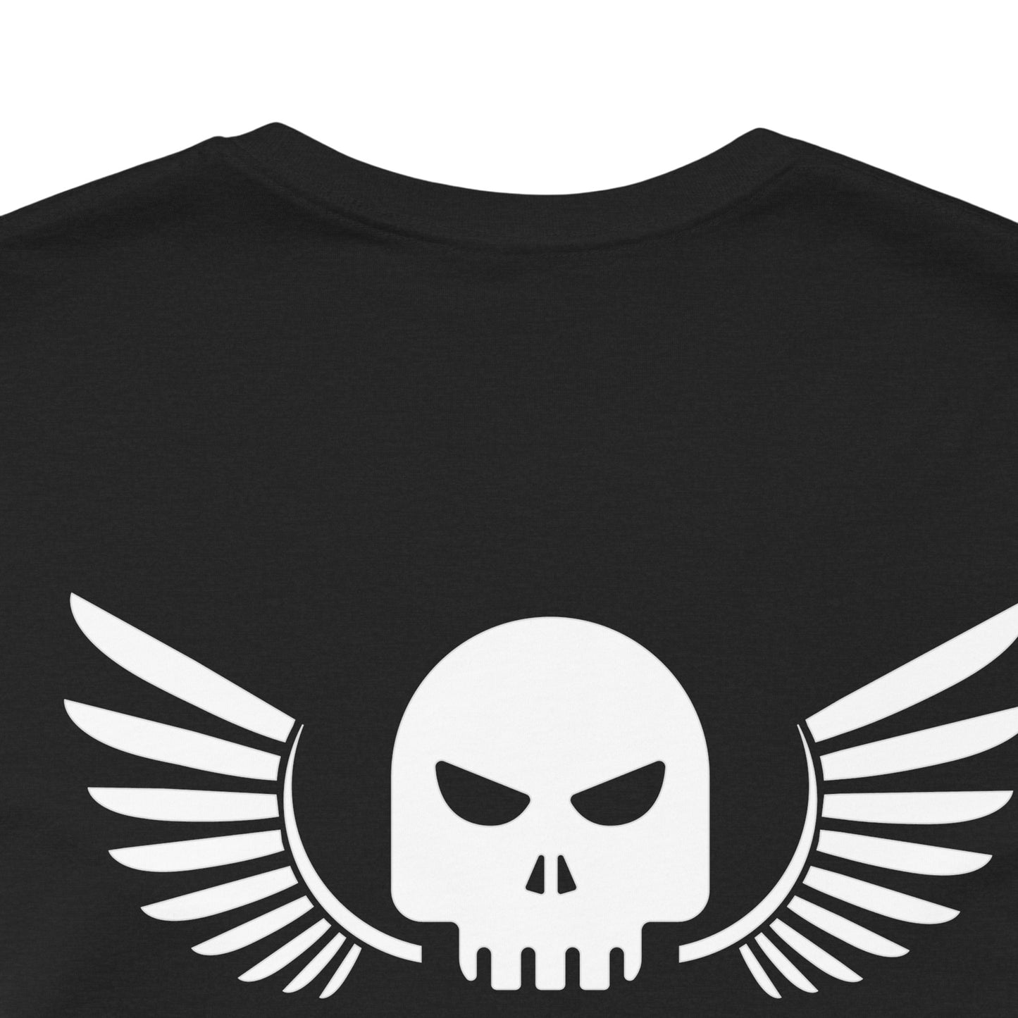 Unisex Cotton Tee Shirt with Skull