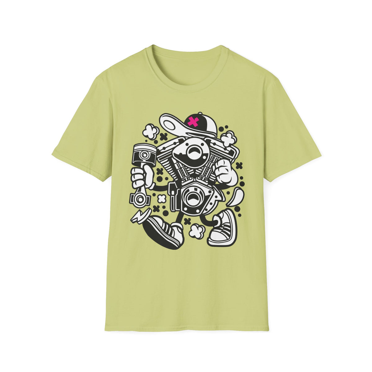 Funny Cartoon Animation Graphic Unixes Gildan Cotton Tee Shirt 706