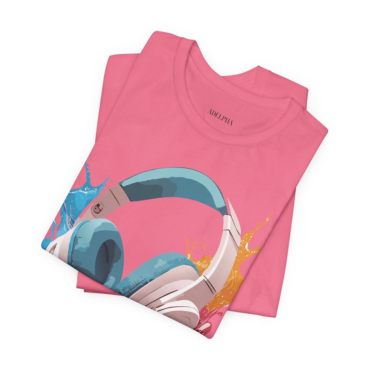 Music Graphic T Shirt Unisex Jersey Short Sleeve With Vintage Inspired Artwork Adelpha