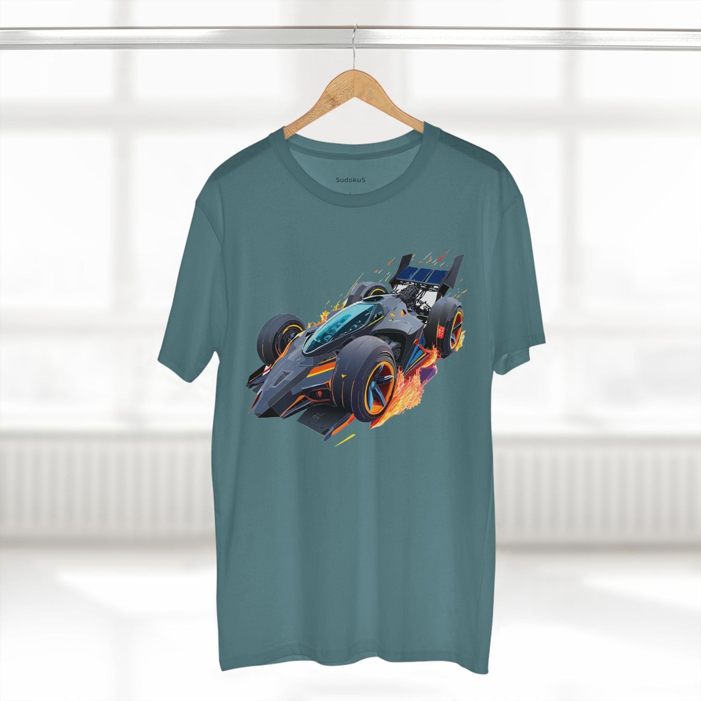 Car Graphic Unisex 100 Cotton Staple Tee 13