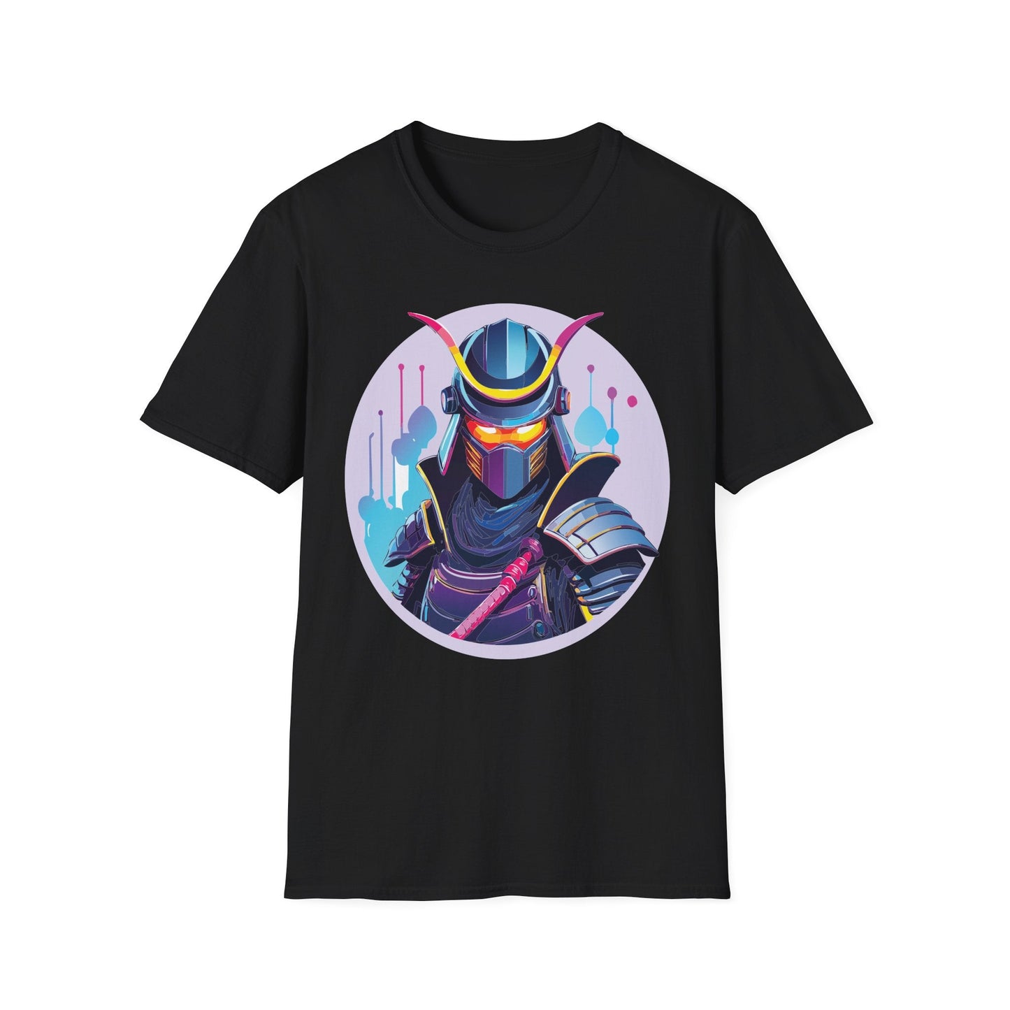 Unisex Samurai Shirt Gildan Softstyle Tee Hundred Percent Ring Spun Cotton Comfort