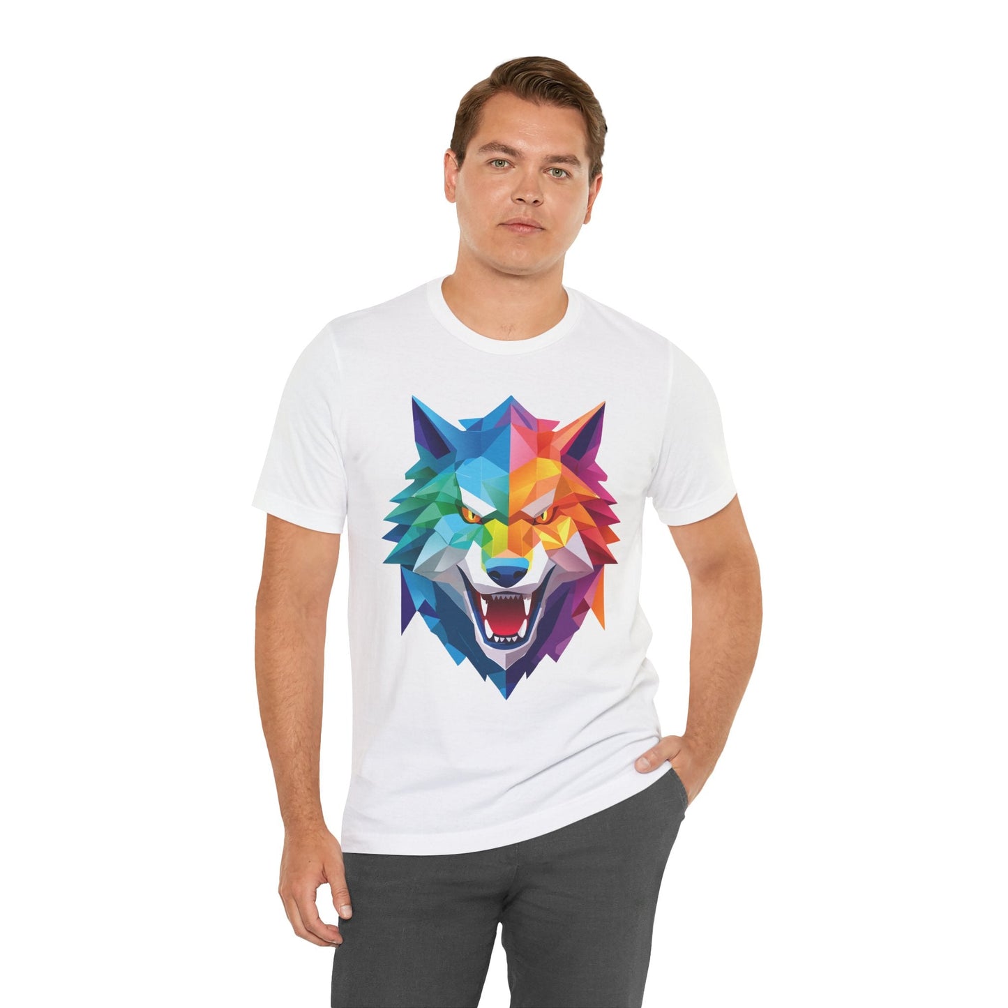 Unisex Animal Shirt Art Design Tee With Animals Wild Animals Shirt Short Sleeve