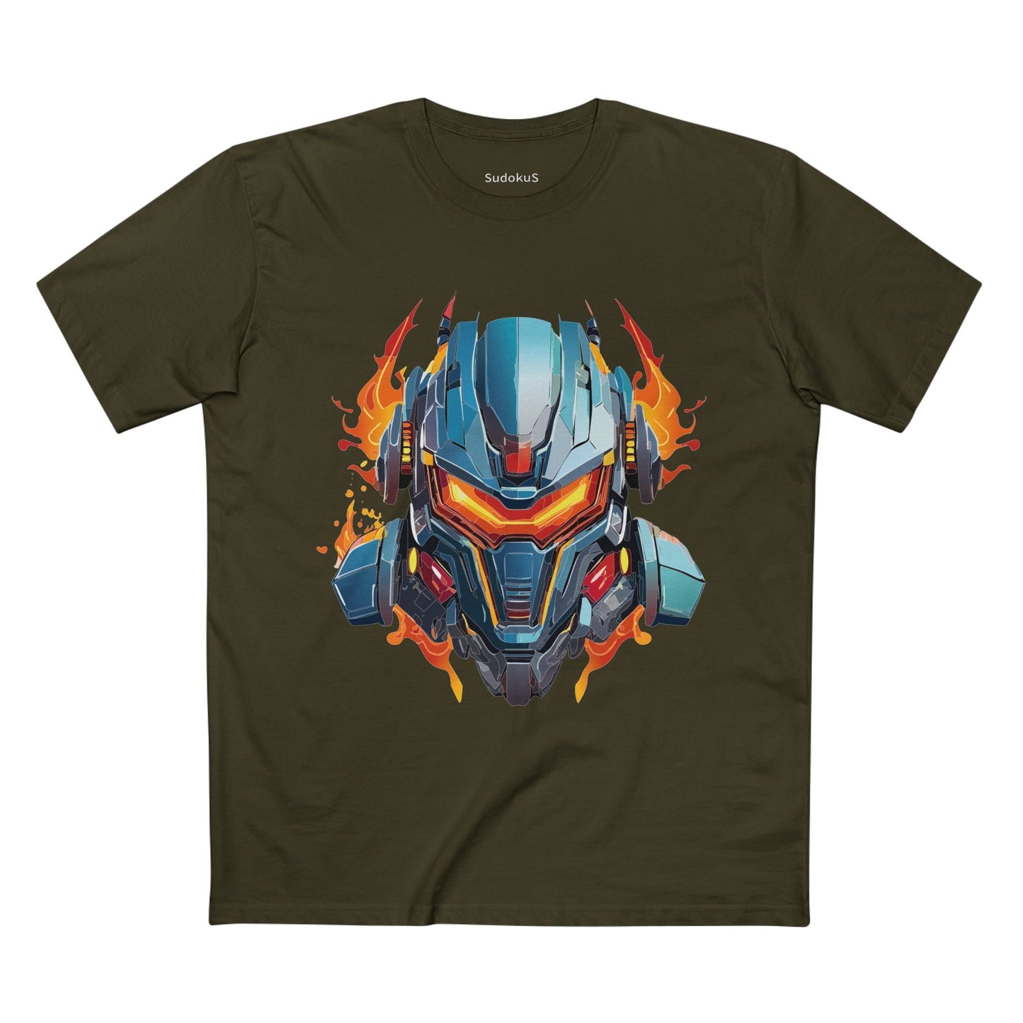 Cyborg Robot Graphic Unisex 100 Cotton Staple Tee 18