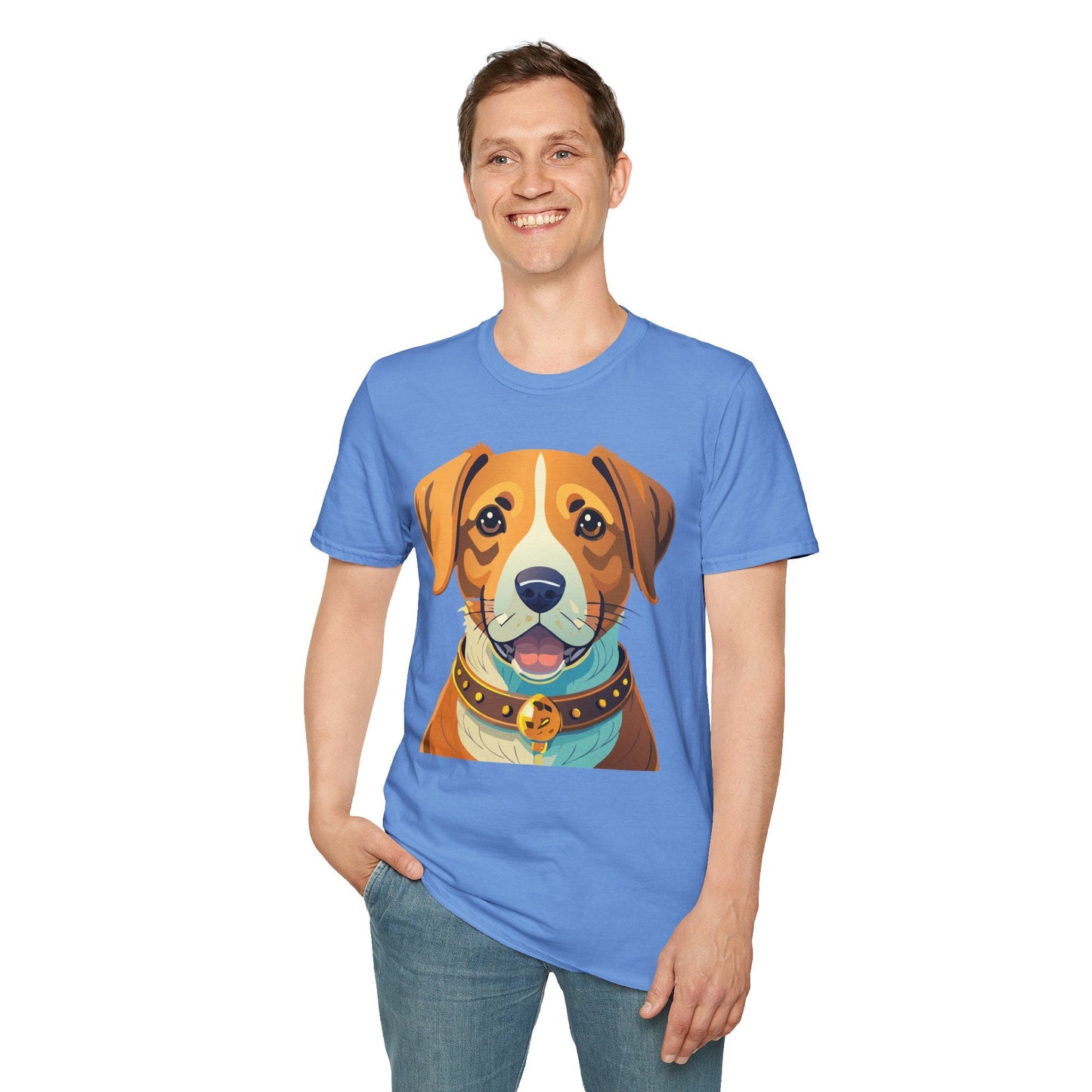 Dog Shirt Unisex Animal Tee Gildan Softstyle 64000 Cotton Tee