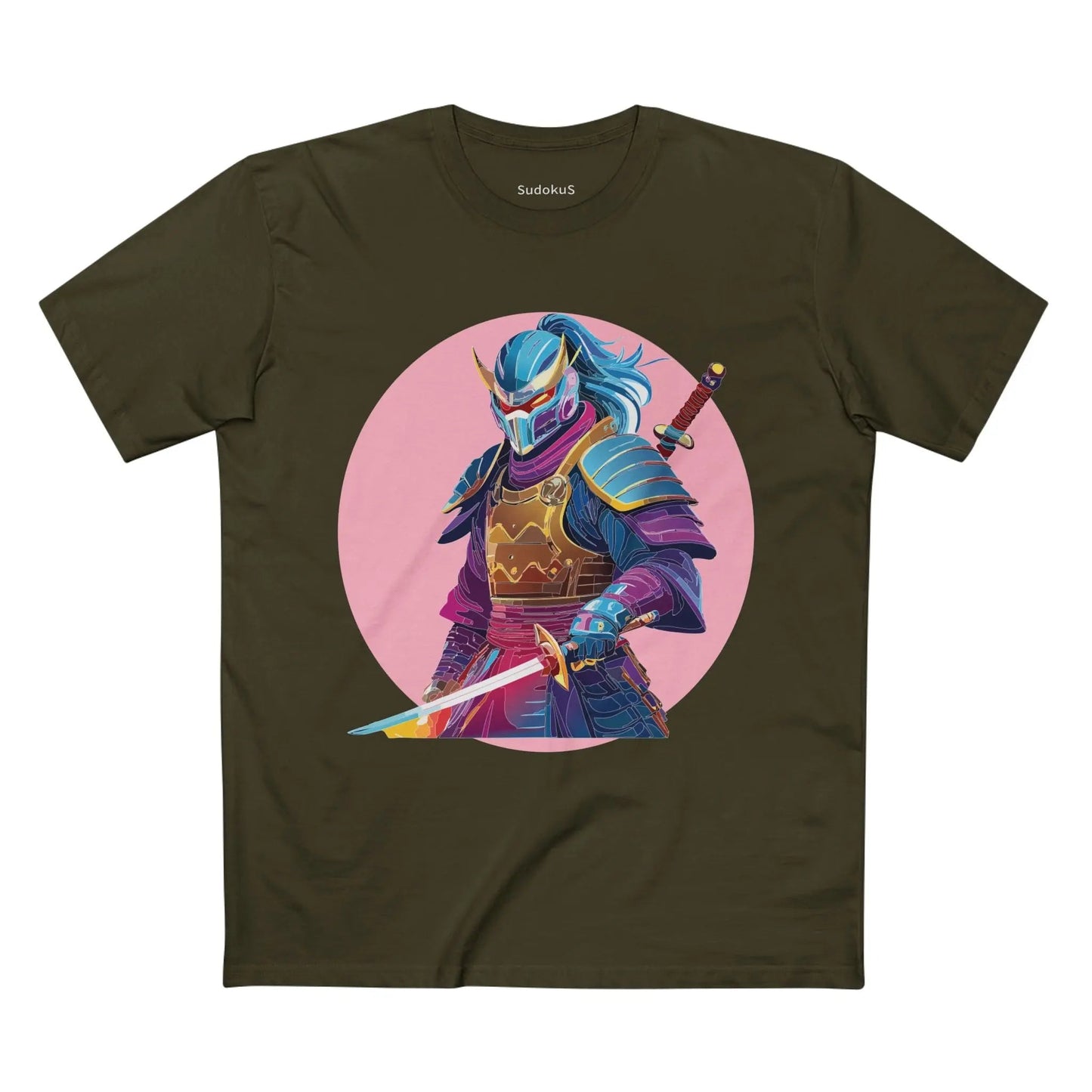 Samurai Graphic Unisex 100 Cotton Staple Tee 3