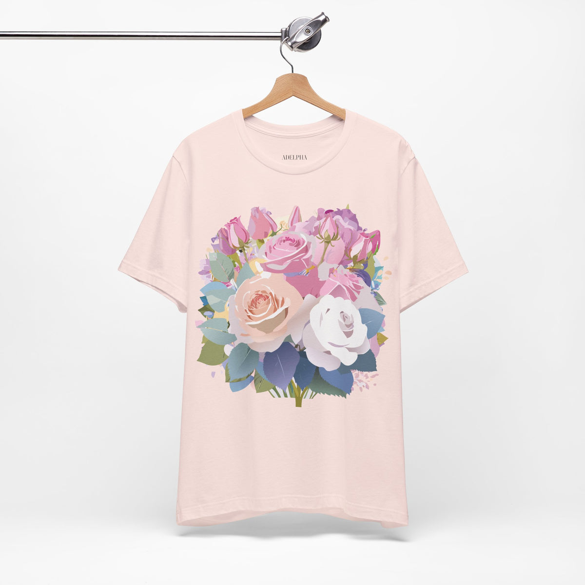 Floral Graphic Tee Shirt - Bella+Canvas Unisex 100 Cotton 19