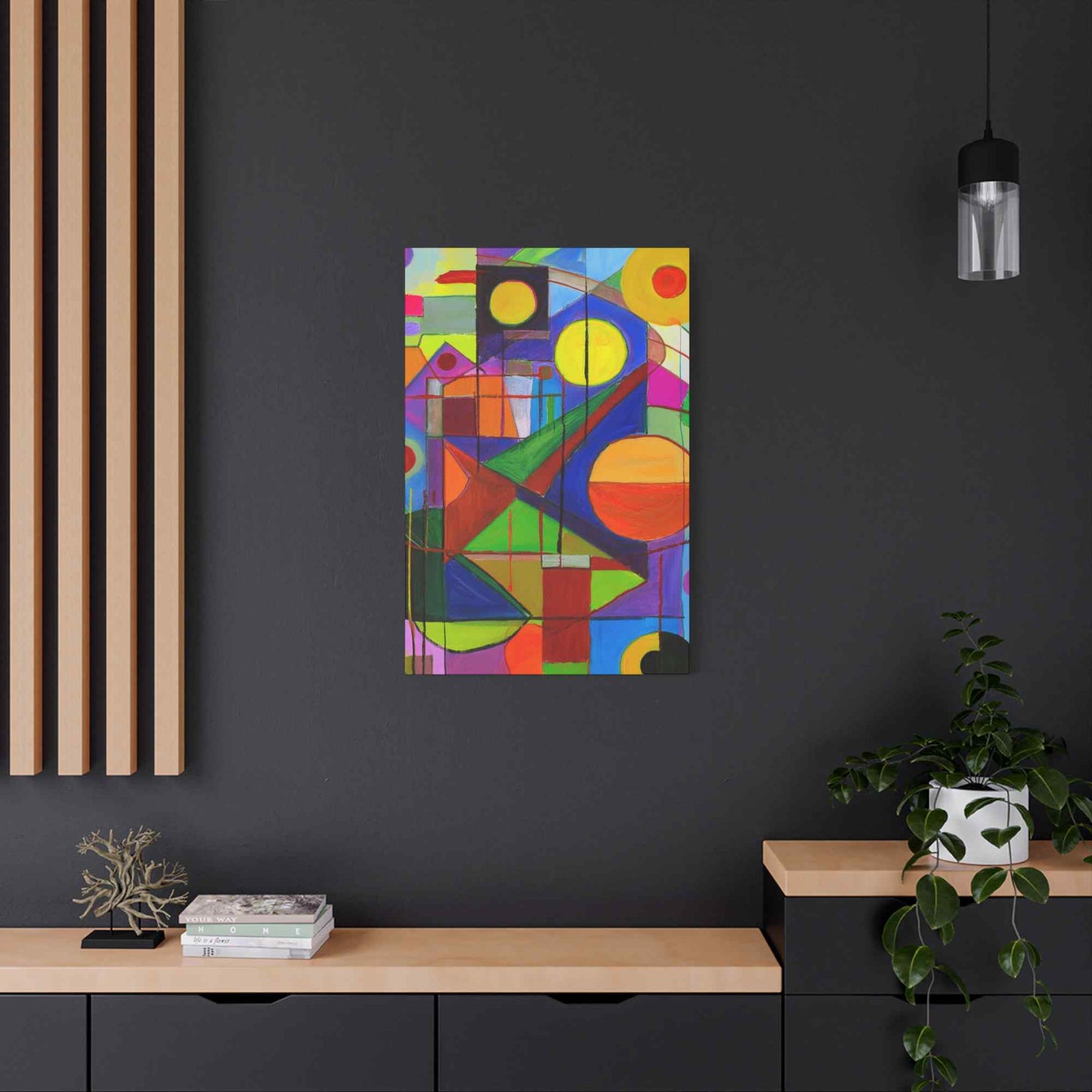 Abstract Painting Print Canvas 20x24,20x30,24x30, 24x32,24x36,30x40, 32x48,36x48,40x60 Pine-Wood Inner Frame ABS-5