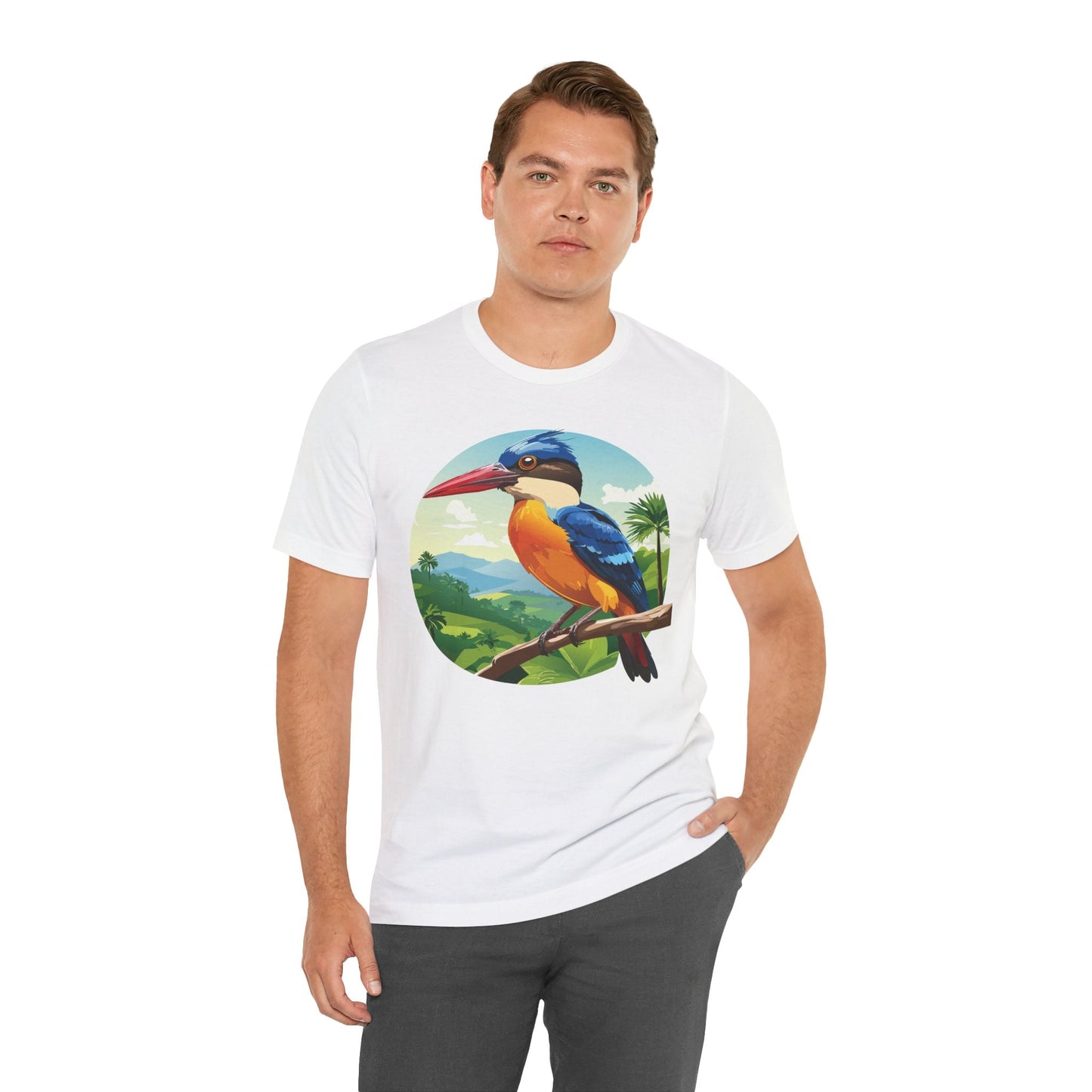 Unisex Animal Shirt With Art Design Featuring Wild Animals Jersey Short Sleeve Tee