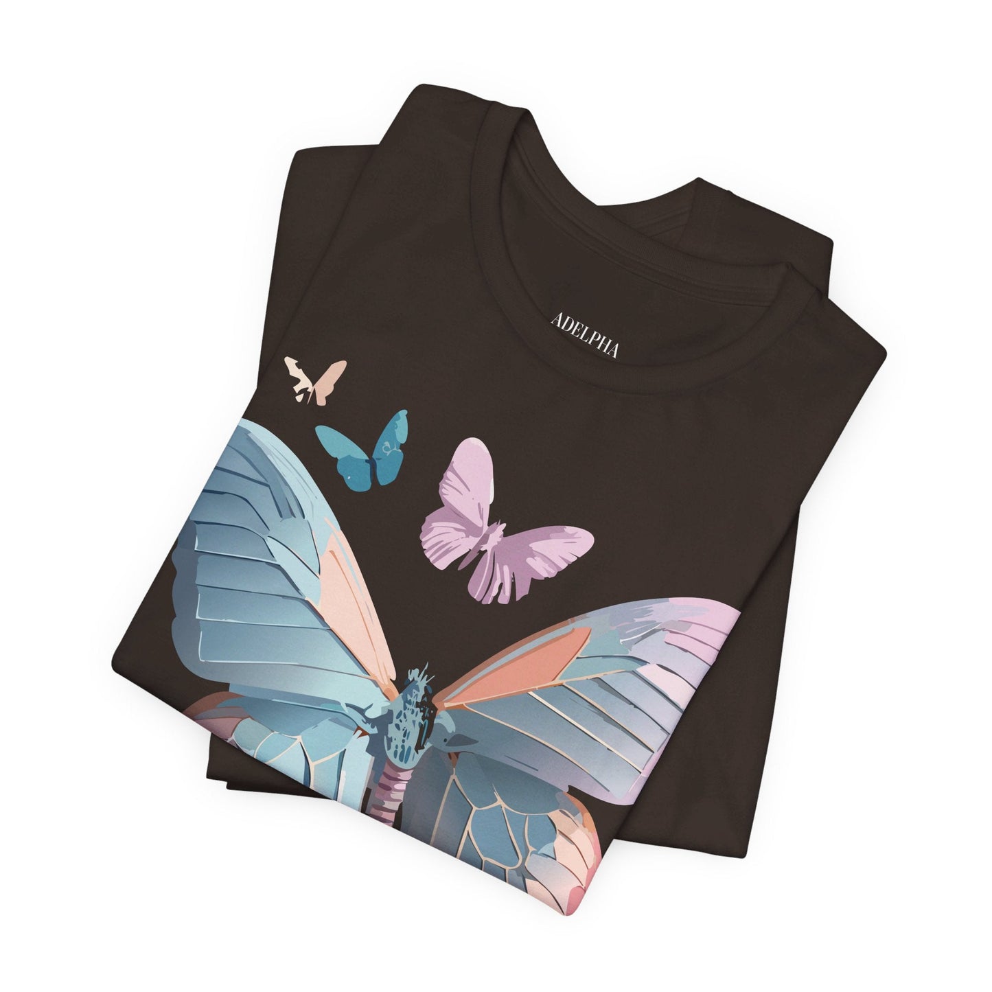 Adelpha Butterfly Graphic Tee Unisex Short Sleeve Vintage Art Design