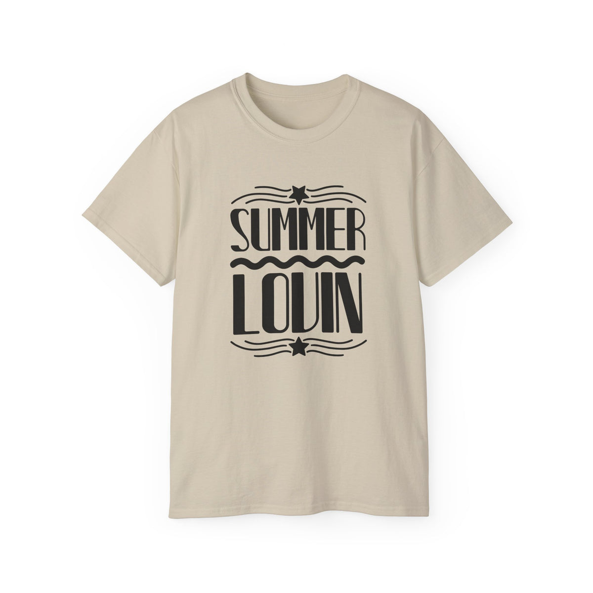 Summer Lovin Tee | Retro Wave Typography, Beach Vibes